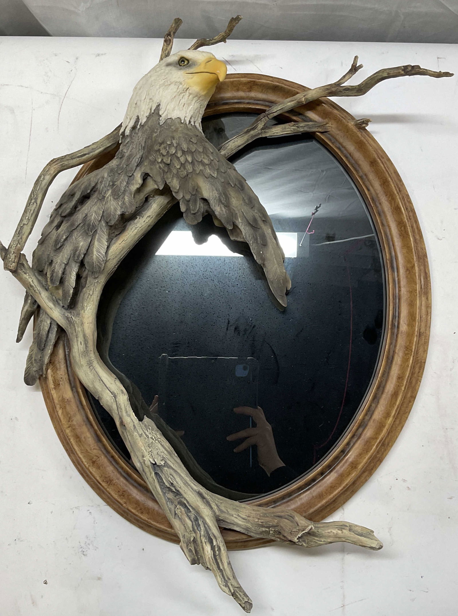 Vintage Mill Creek Studios Eagle Mirror 2000 26in (1 of 8)