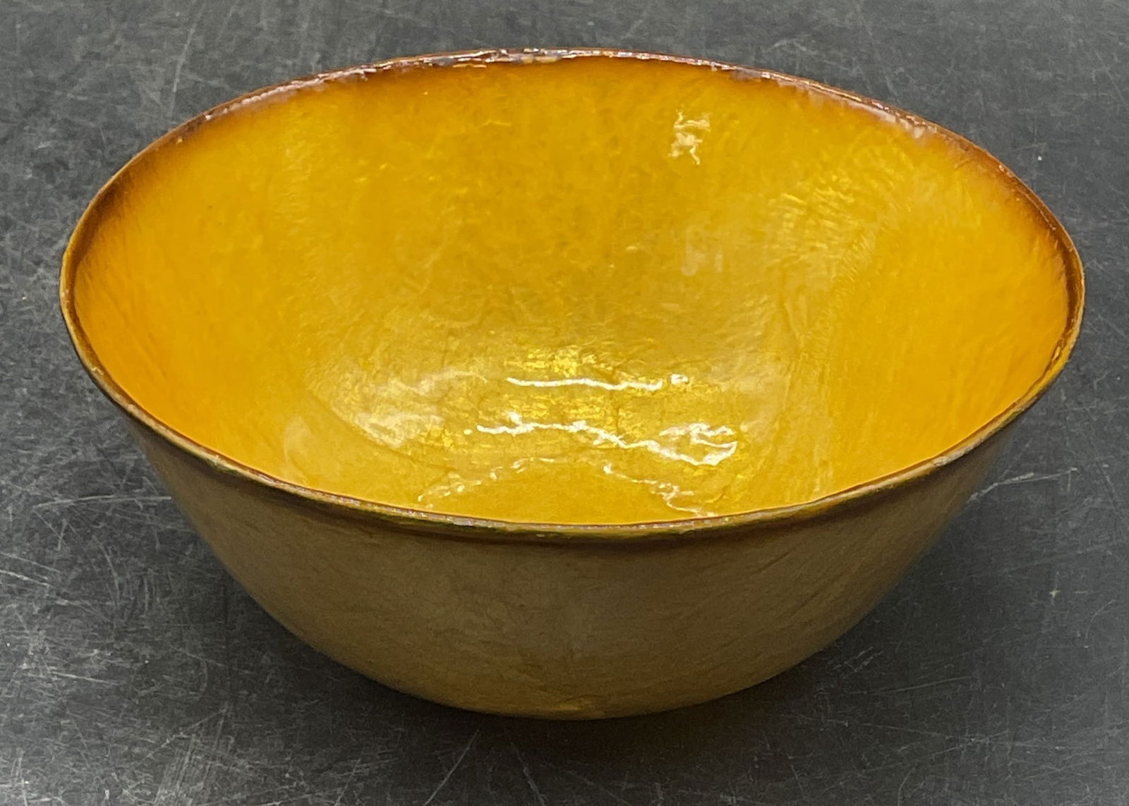 Handcrafted Lacquered Paper Mache Bowl (1 of 6)