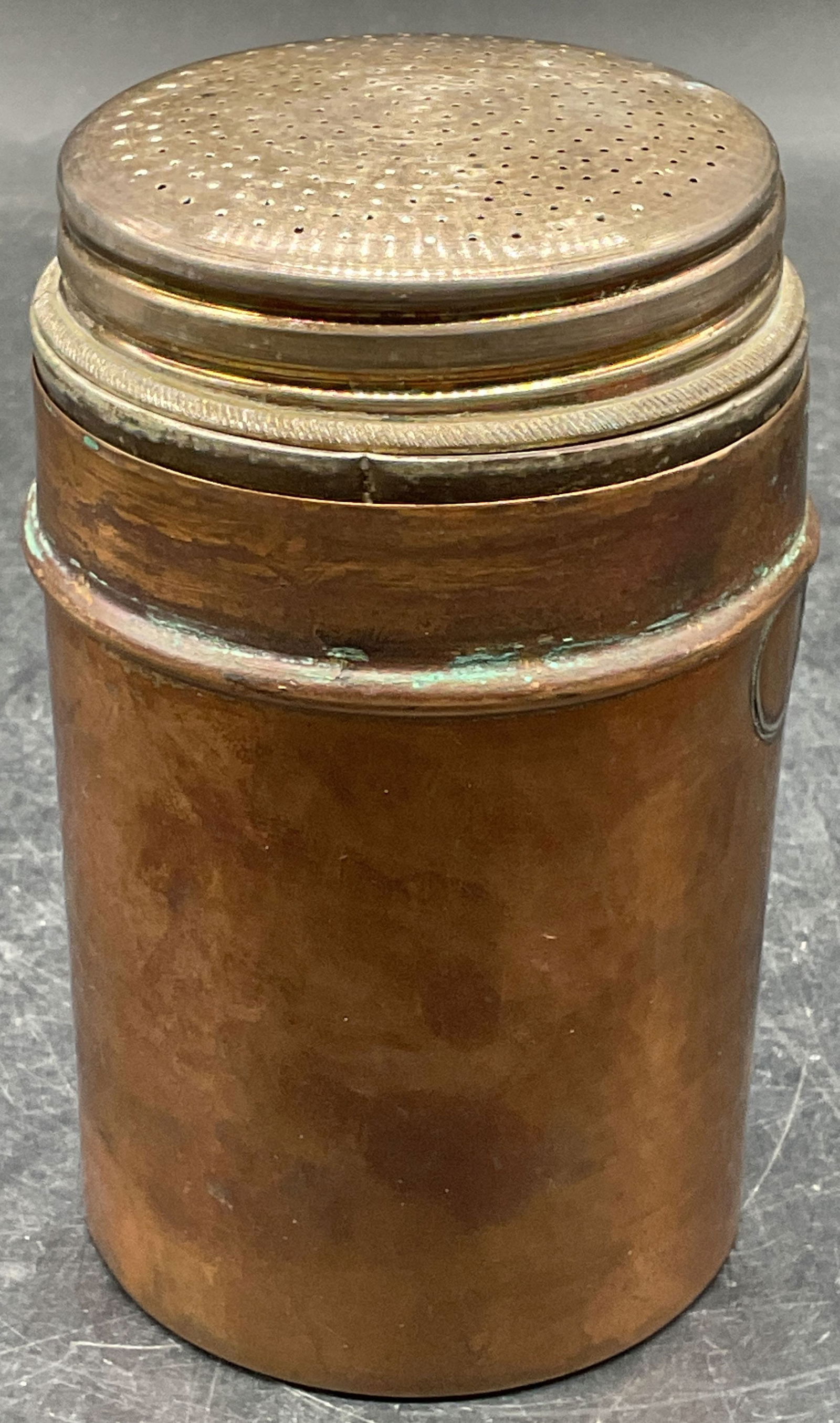 Vintage Signed Copper Sugar Shaker Muffineer (1 of 6)