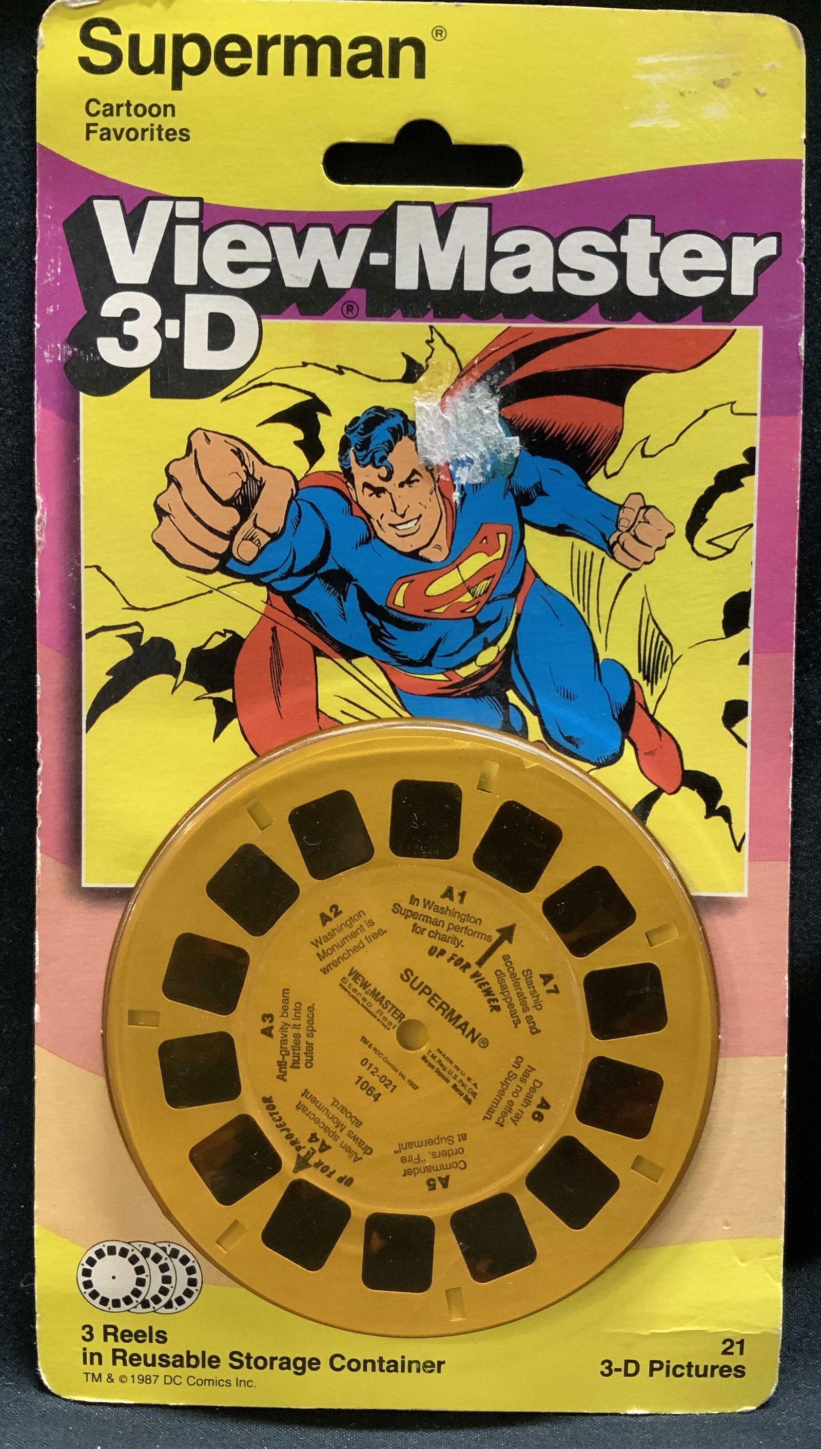 1988 View-Master 3D Superman Reels NIP (1 of 6)