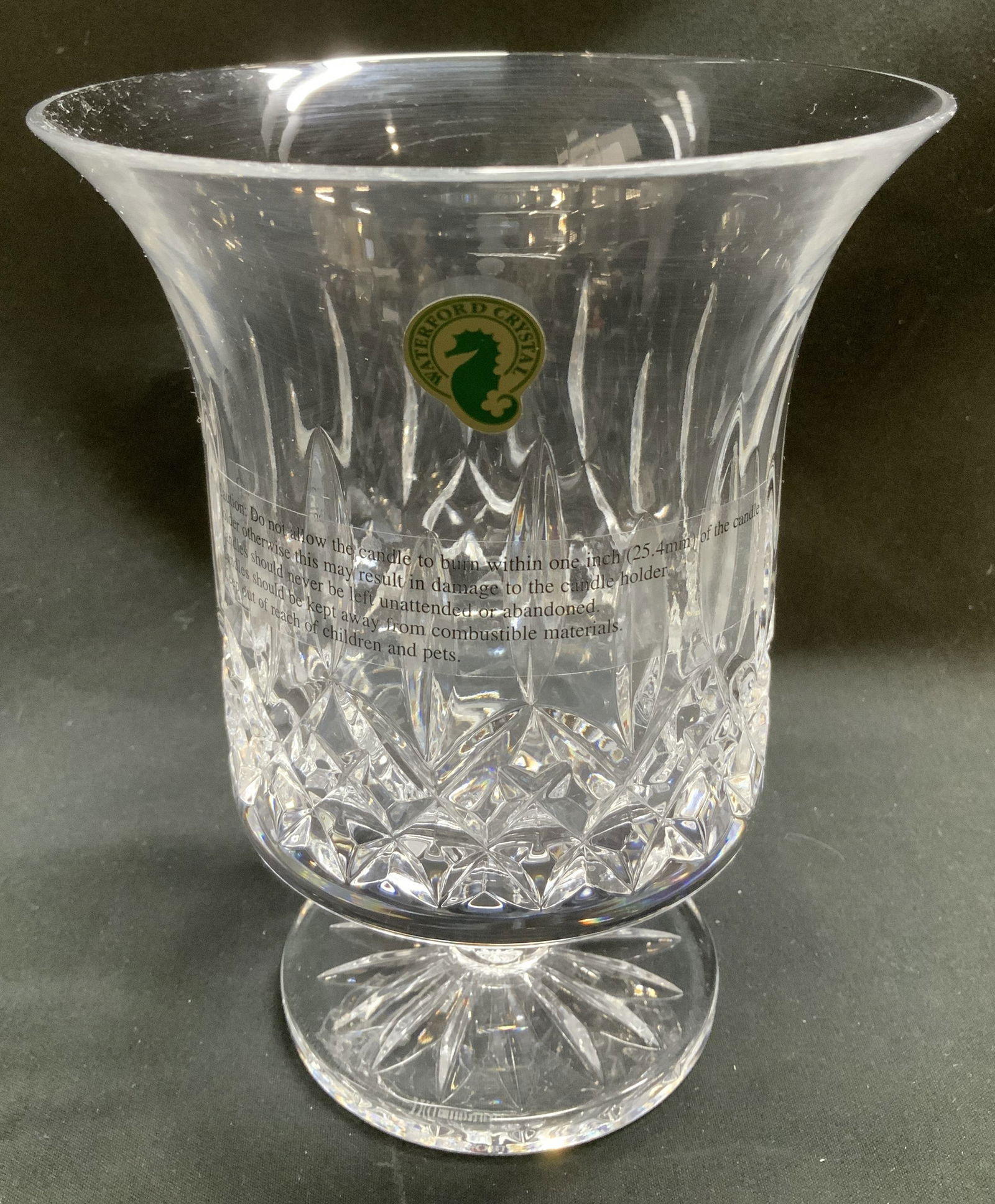 Waterford Crystal Lismore Hurricane Candle Holder Slov (1 of 6)