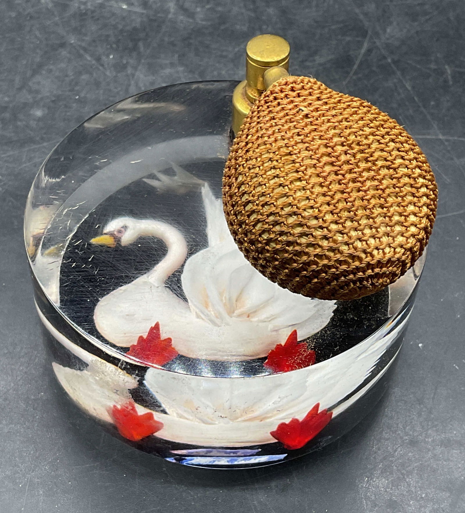 Vintage Lucite Swan Perfume Bottle (1 of 6)