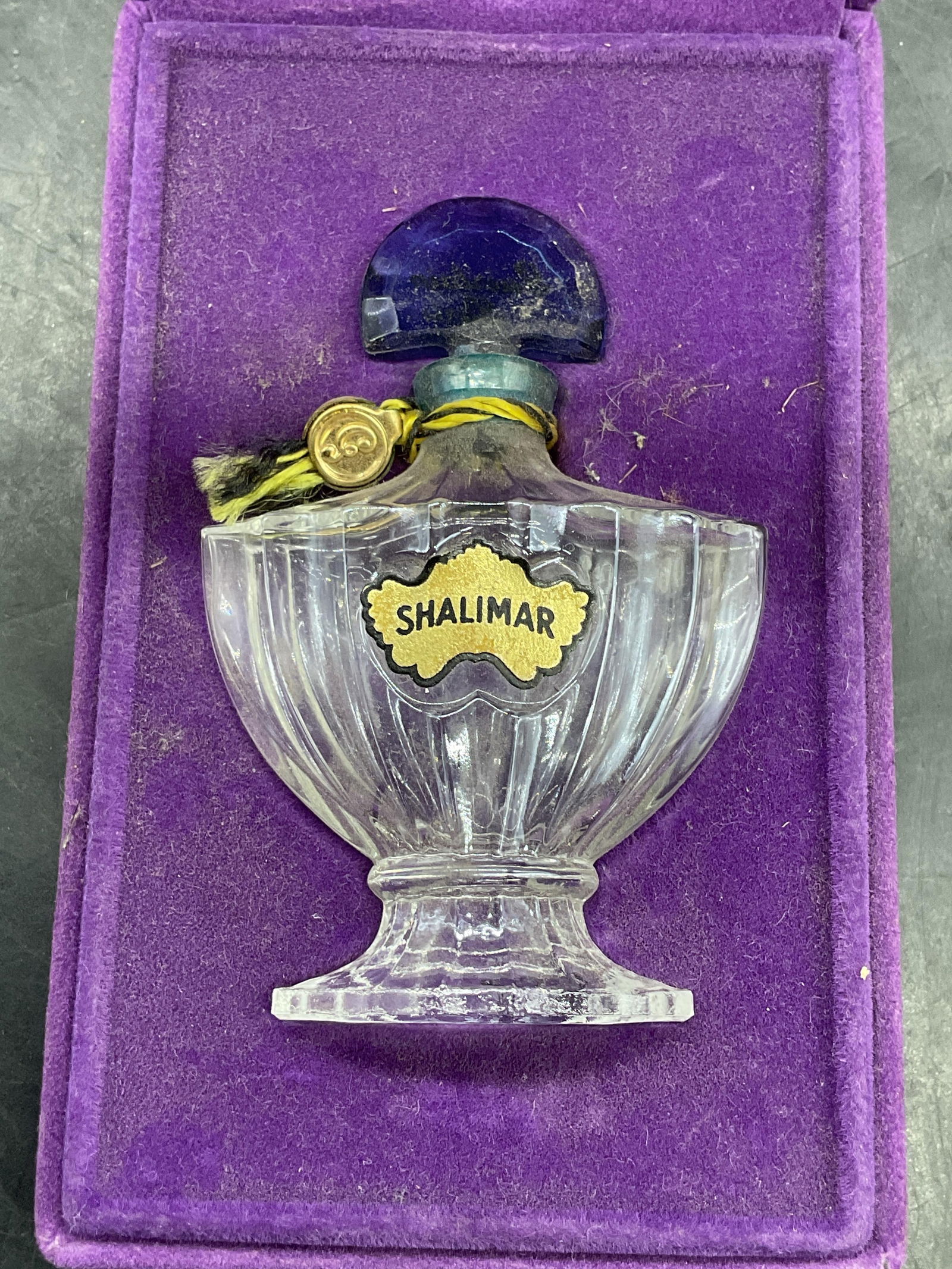 Vintage Guerlain SHALIMAR Perfume Bottle & Box (1 of 6)