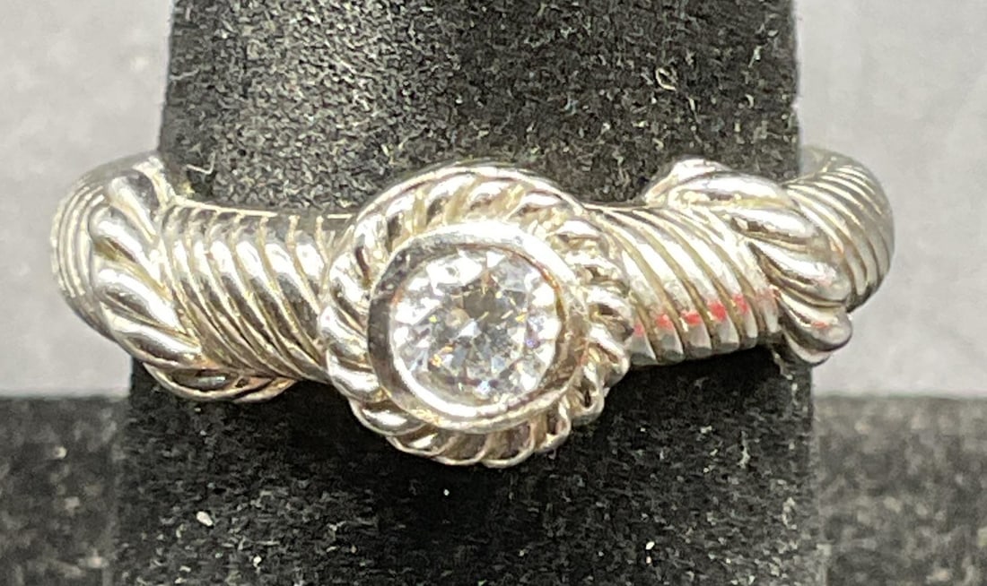 Judith Ripka Sterling Silver Semiprecious Ring (1 of 6)