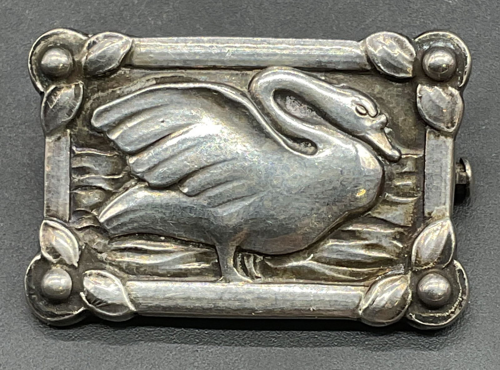 Georg Jensen Sterling Silver Swan Brooch Denmark (1 of 6)