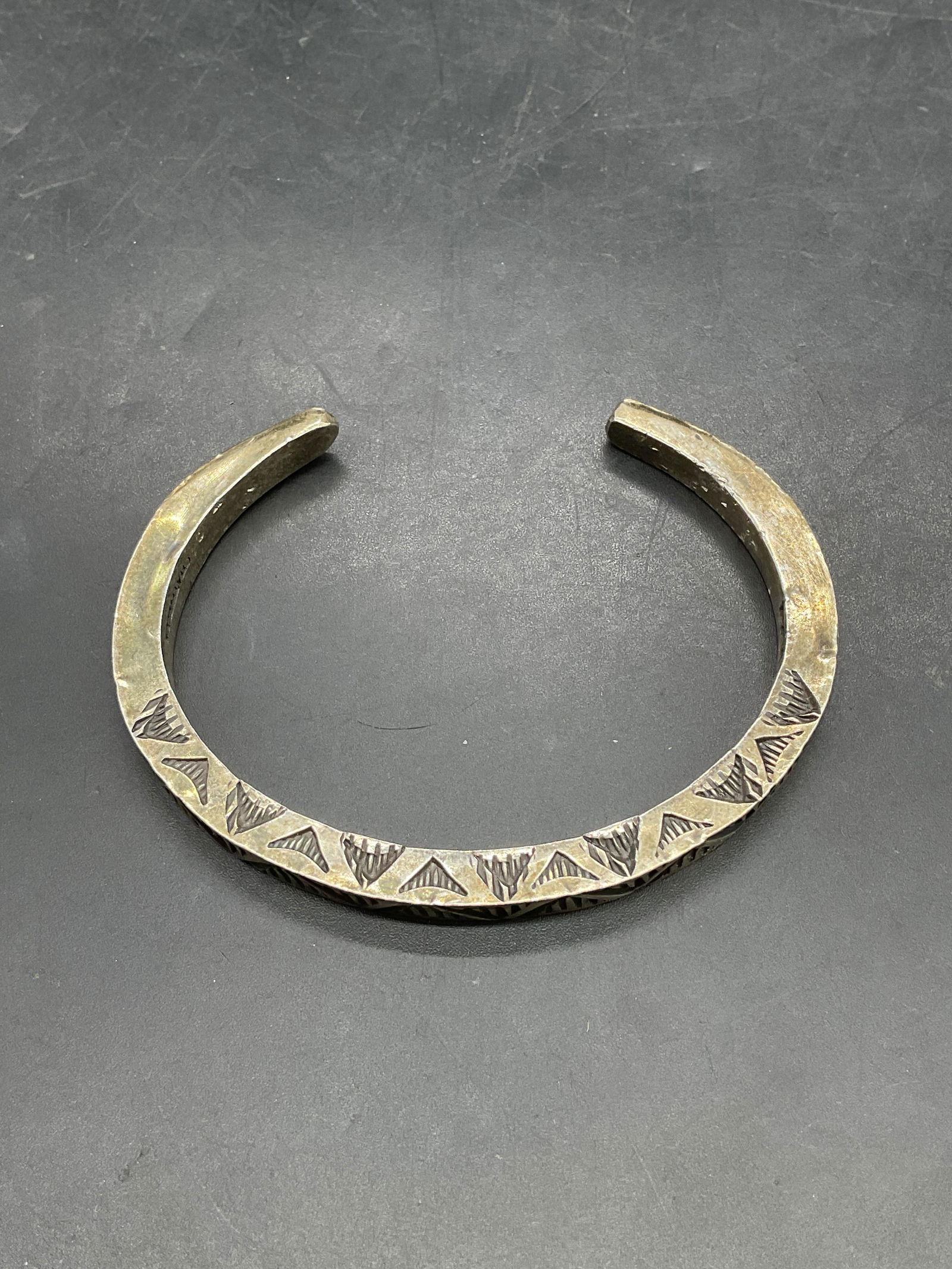 Chatfields Sterling Silver Geometric Cuff Bracelet - 3