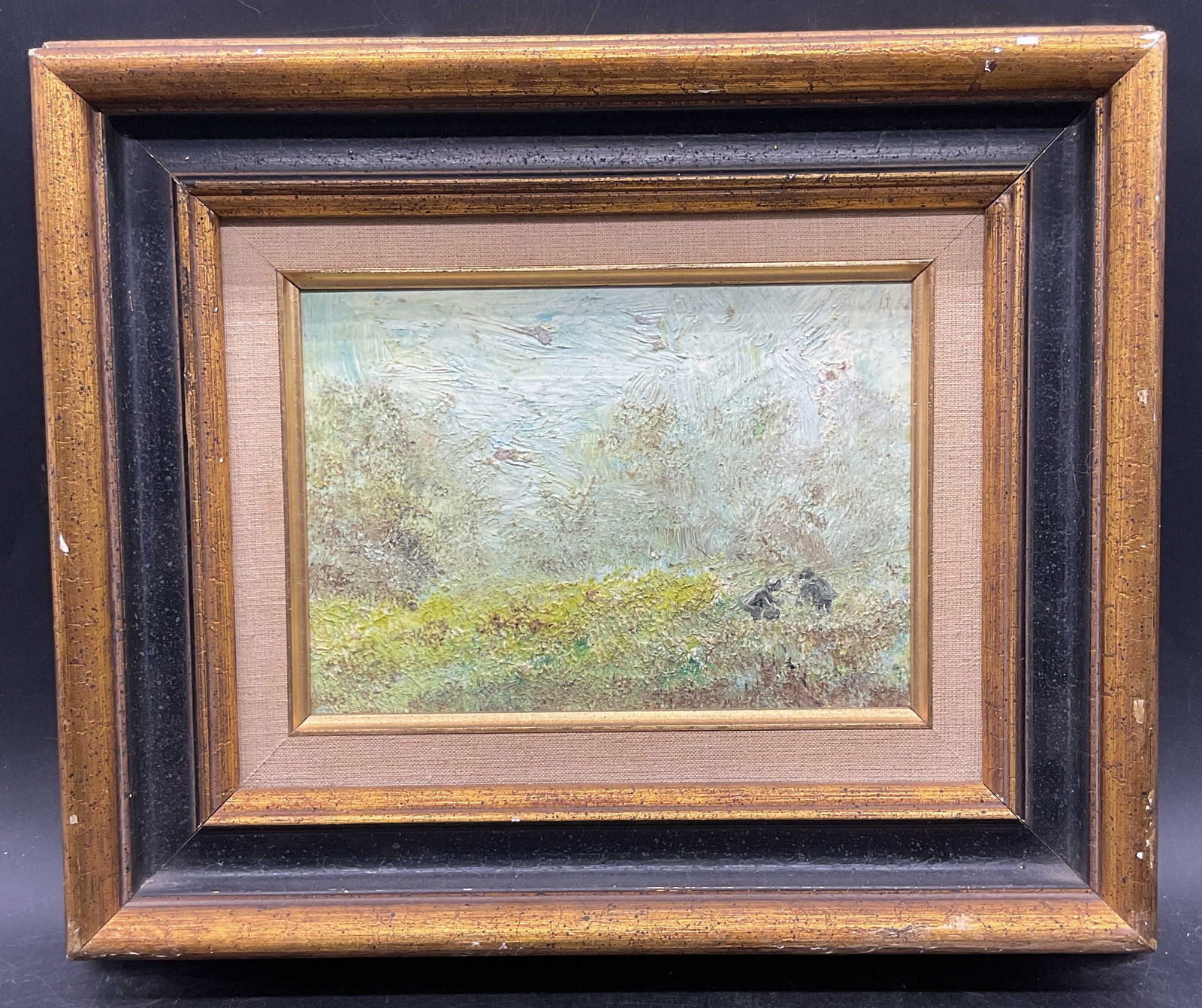 Framed Abstract Landscape Oil Painting (1 of 6)