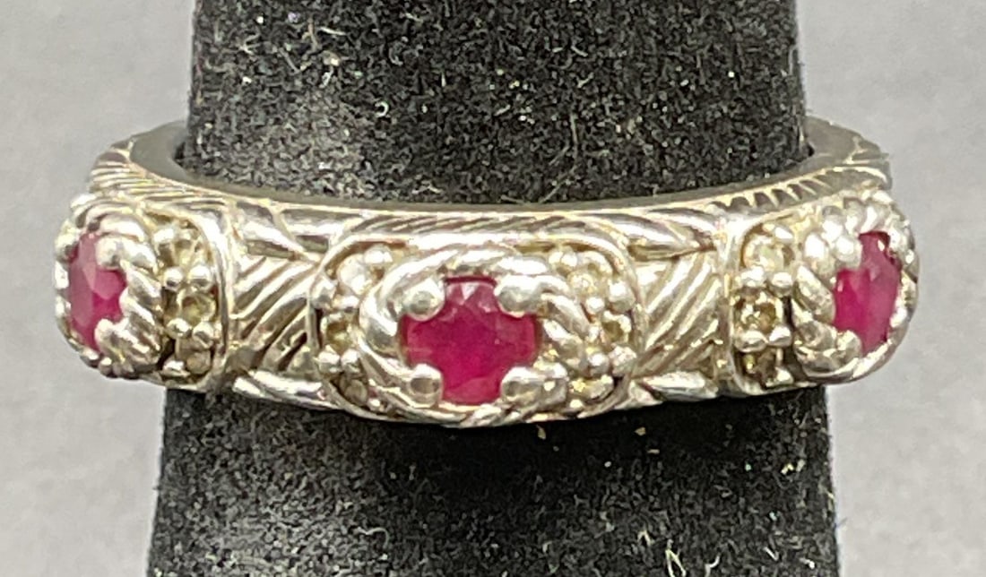 Judith Ripka Sterling Silver Semiprecious Ring (1 of 6)