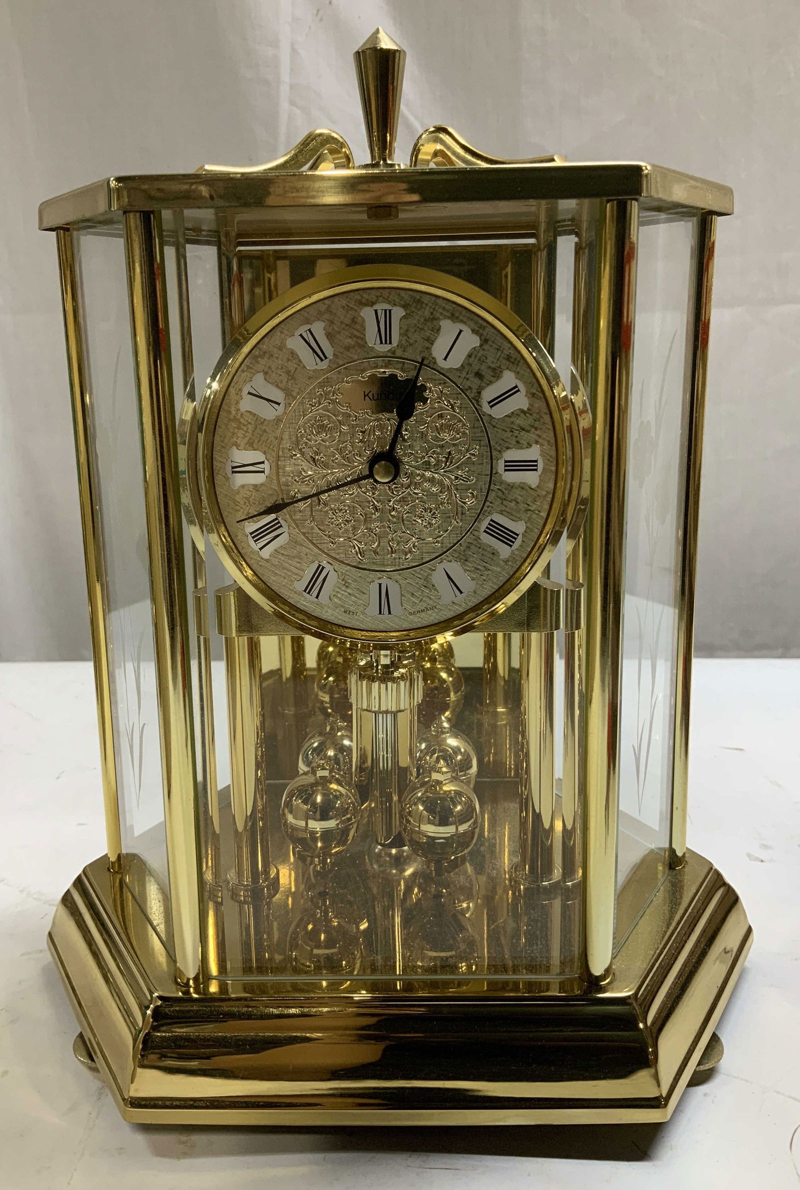 Vntg Kundo Gold Toned Anniversary Clock West GERMANY (1 of 7)