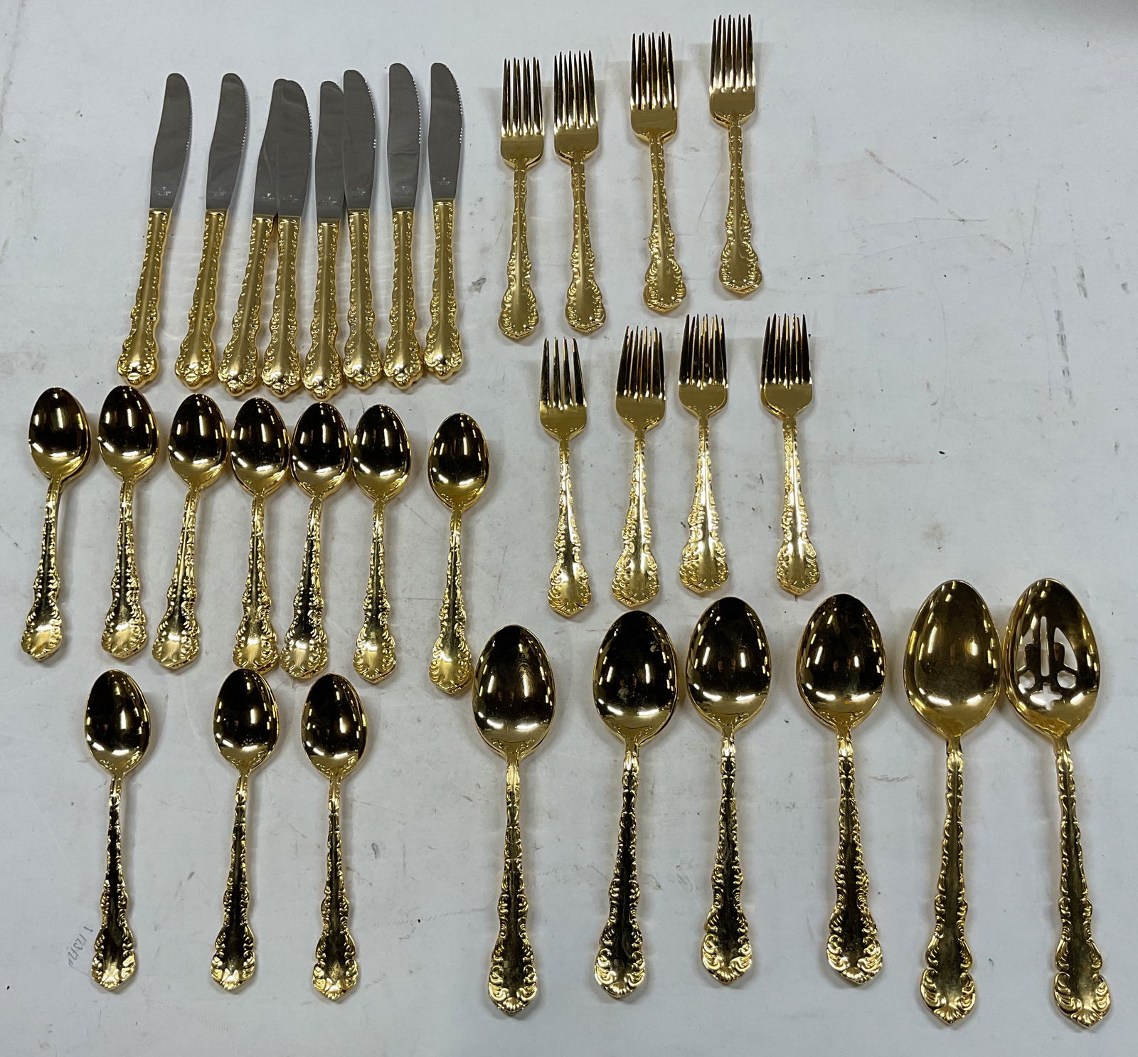 51 SGND Supreme Vermai Gold Pltd Stless Steel Fltw (1 of 9)