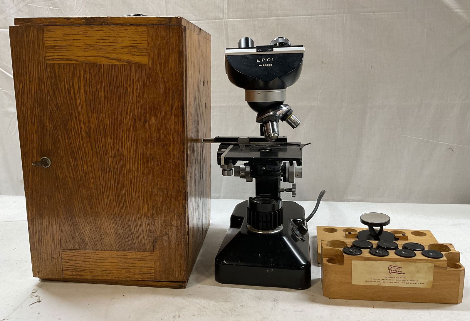 Nikon Epoi Microscope W Case, Lenses & More Japan (1 of 17)