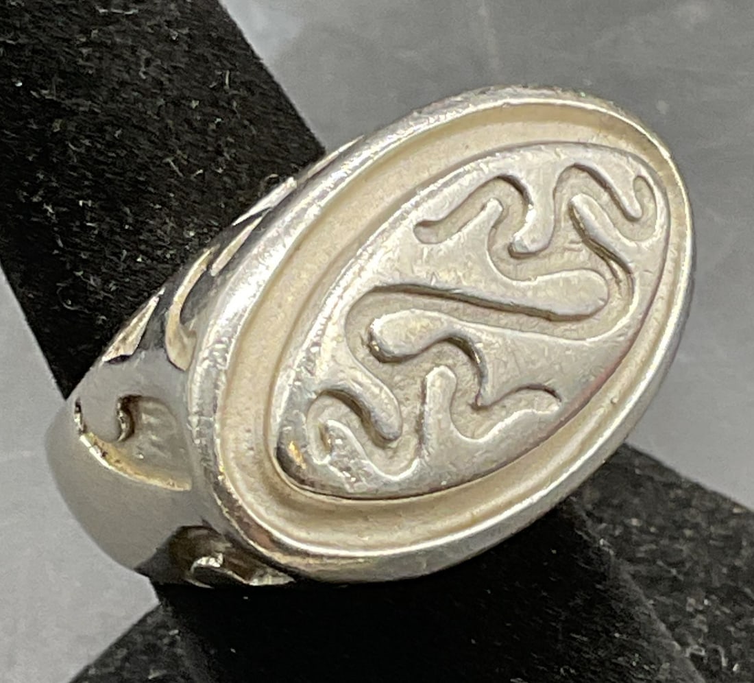 Flli Menegatti Sterling Silver Statement Ring (1 of 6)