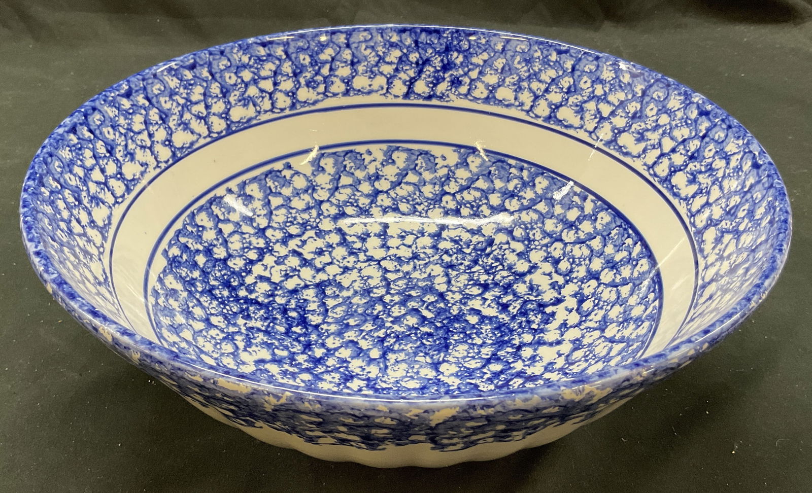 Himark Blue & White Ceramic Serving Bowl Italy (1 of 9)