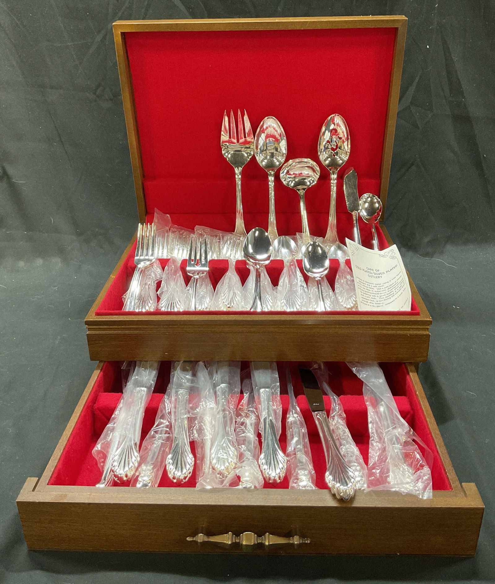 Set 65 Silver Plated Flatware Japan NIB (1 of 8)