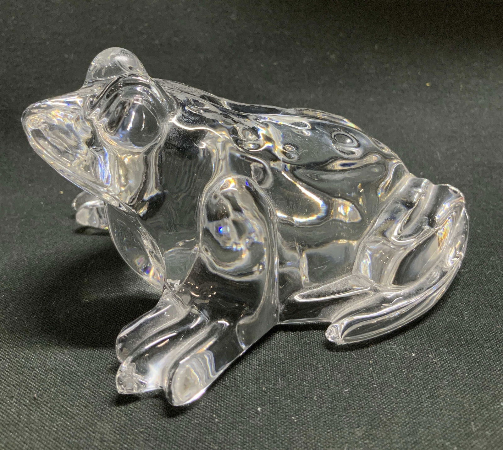 Waterford Clear Crystal Frog Figurine (1 of 6)