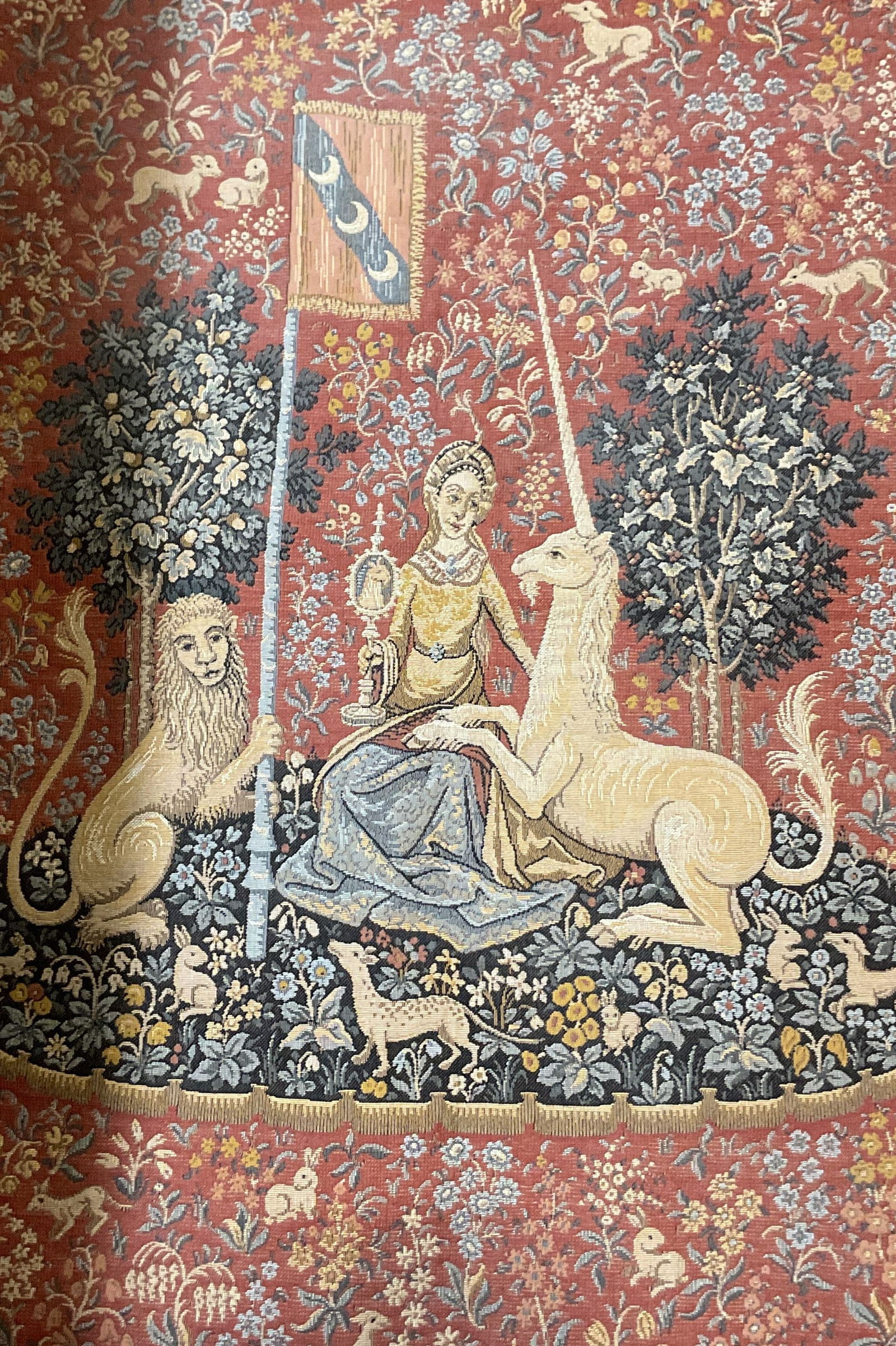 Ter Waes Lady W Unicorn Wall Tapestry Belgium (1 of 10)