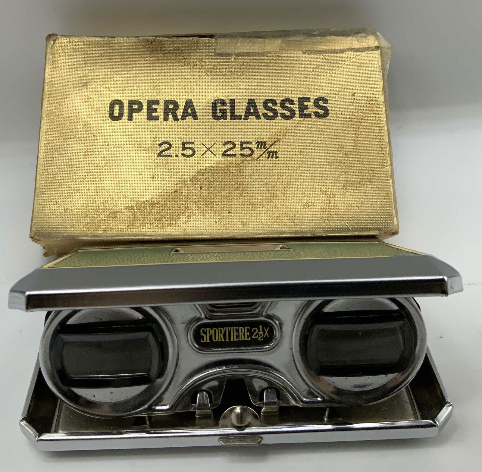 Vtg Sport Glass 2.5x Opera Glasses W Box JAPAN (1 of 6)