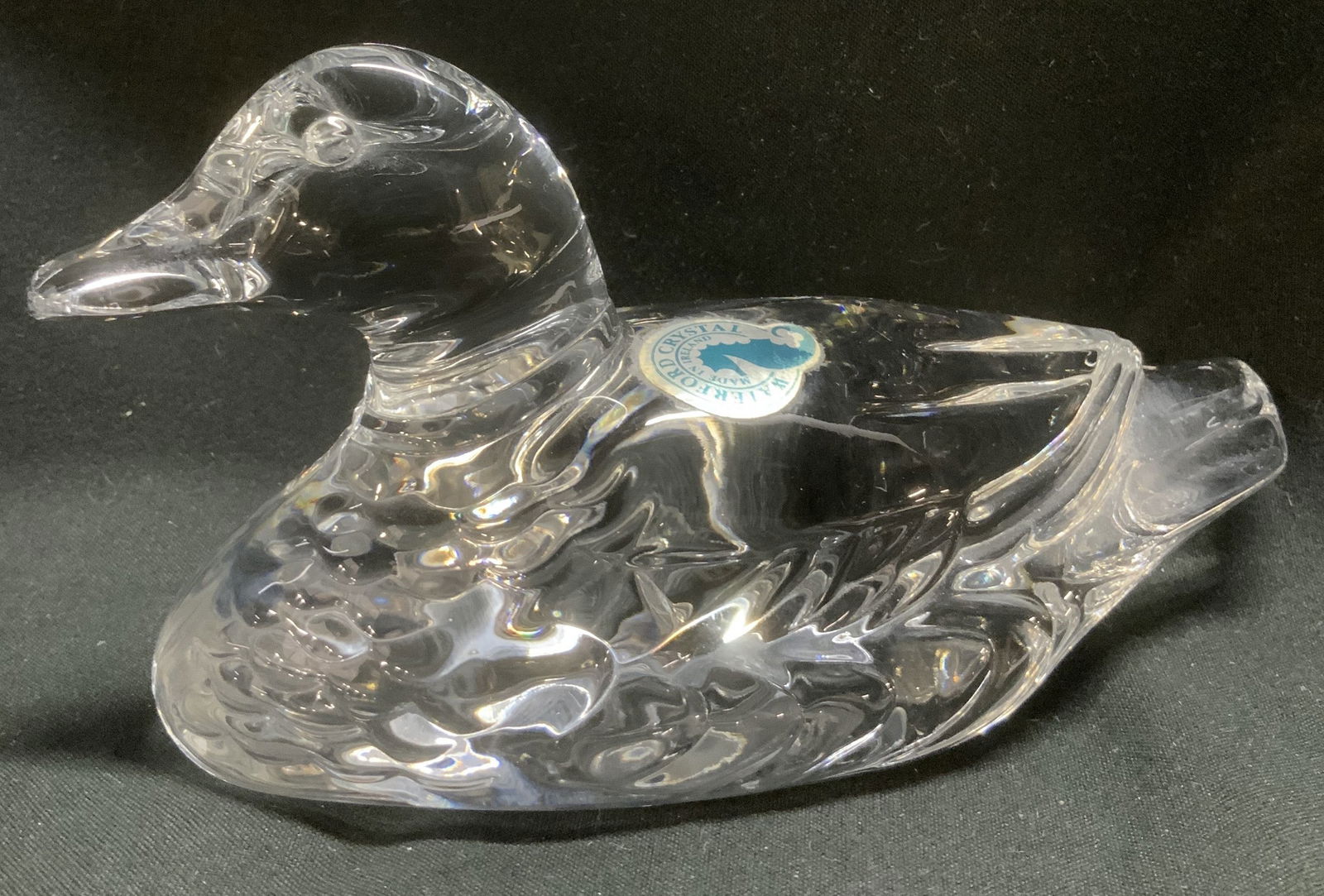 Waterford Crystal Duck Figurine IRELAND (1 of 6)