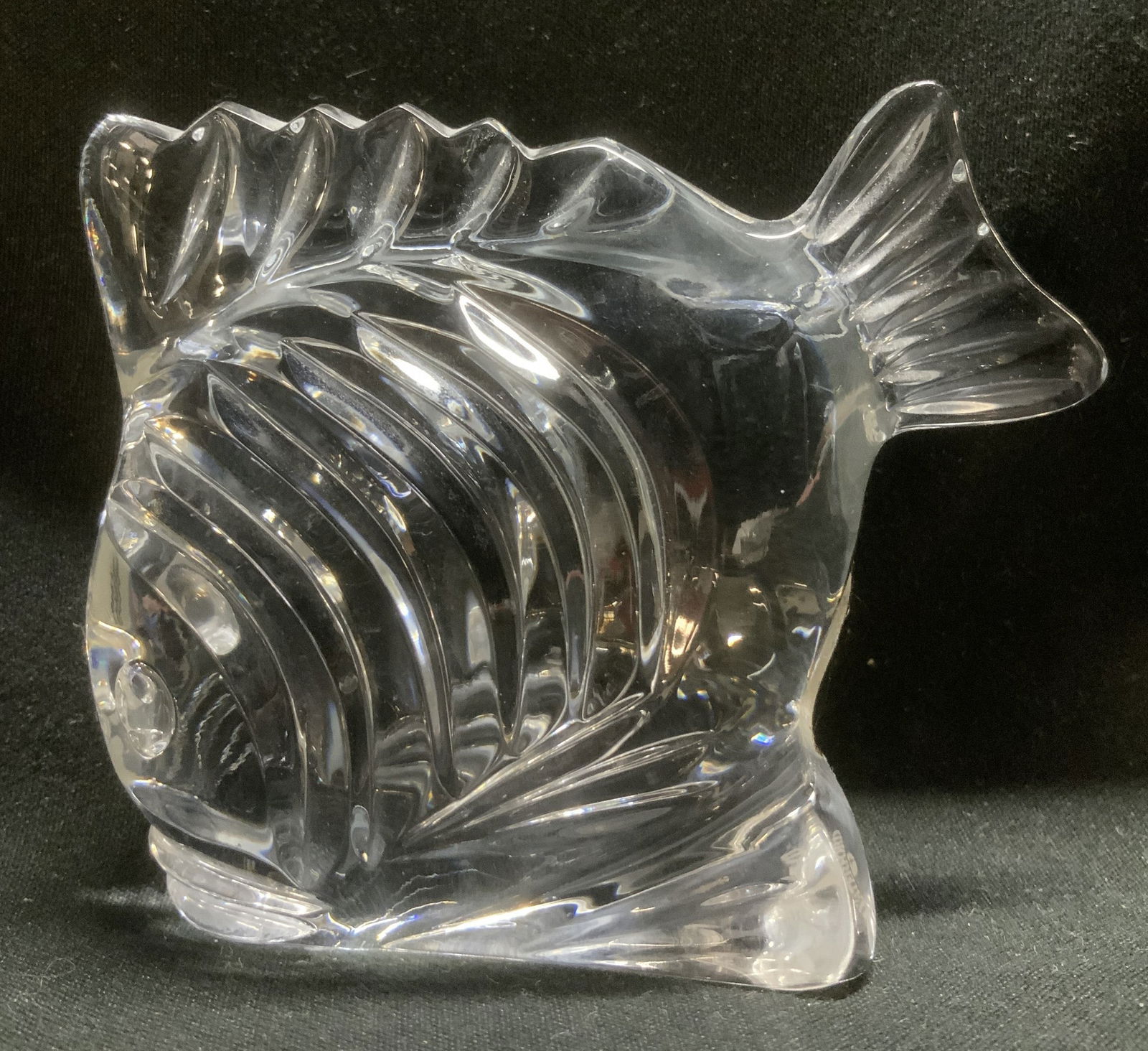 Waterford Clear Crystal Fish Figurine IRELAND (1 of 6)
