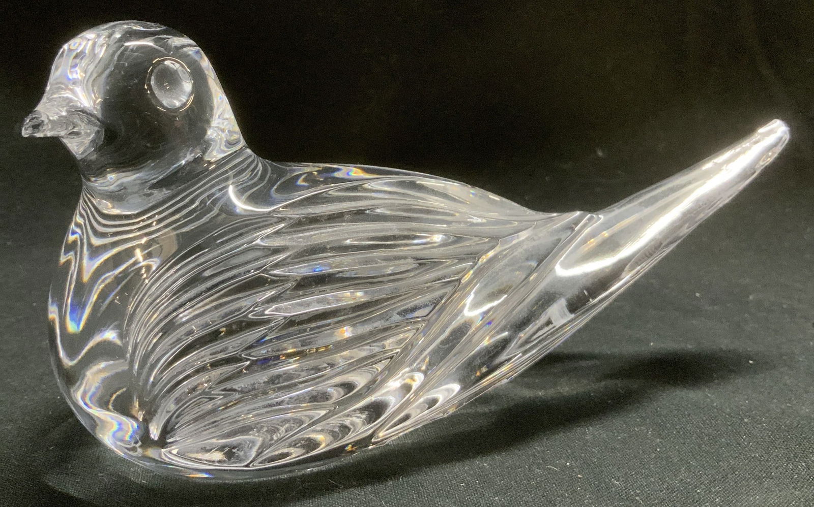 Waterford Clear Crystal Dove Figurine (1 of 6)
