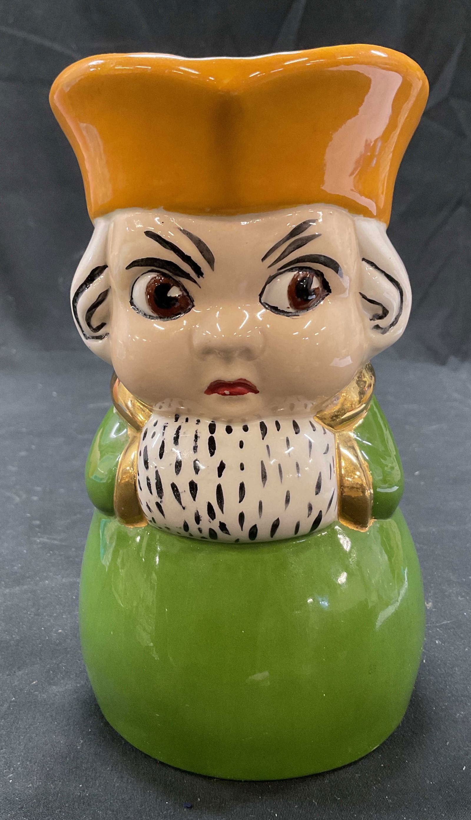 Vintage Hand Painted Ceramic Figural Pitcher (1 of 10)