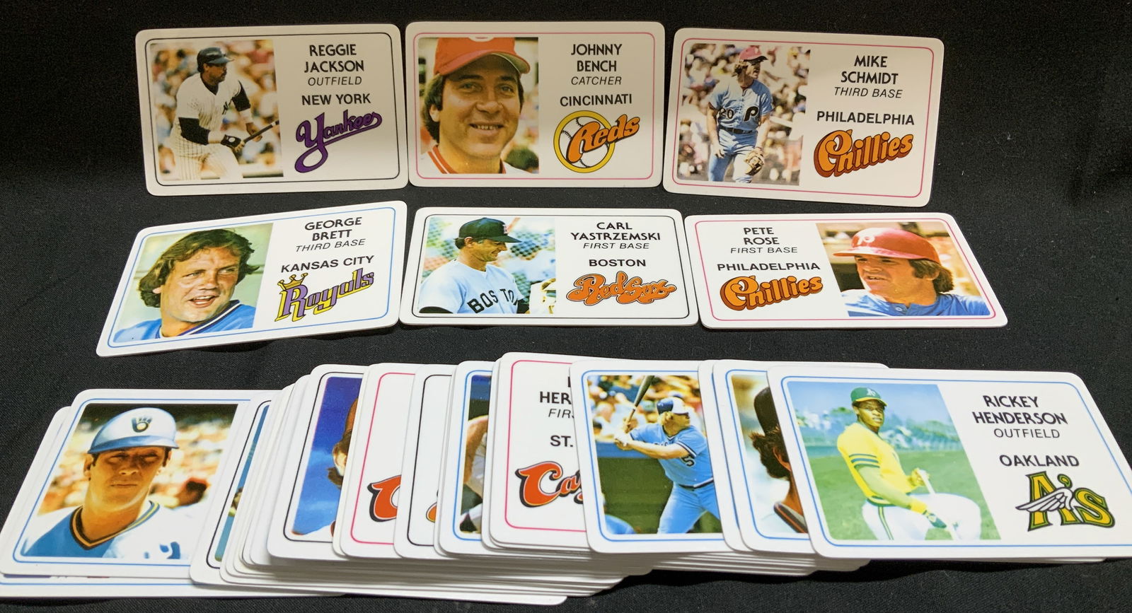 Lot 20+ 1981 Perma Graphics Baseball Trding Crds (1 of 7)