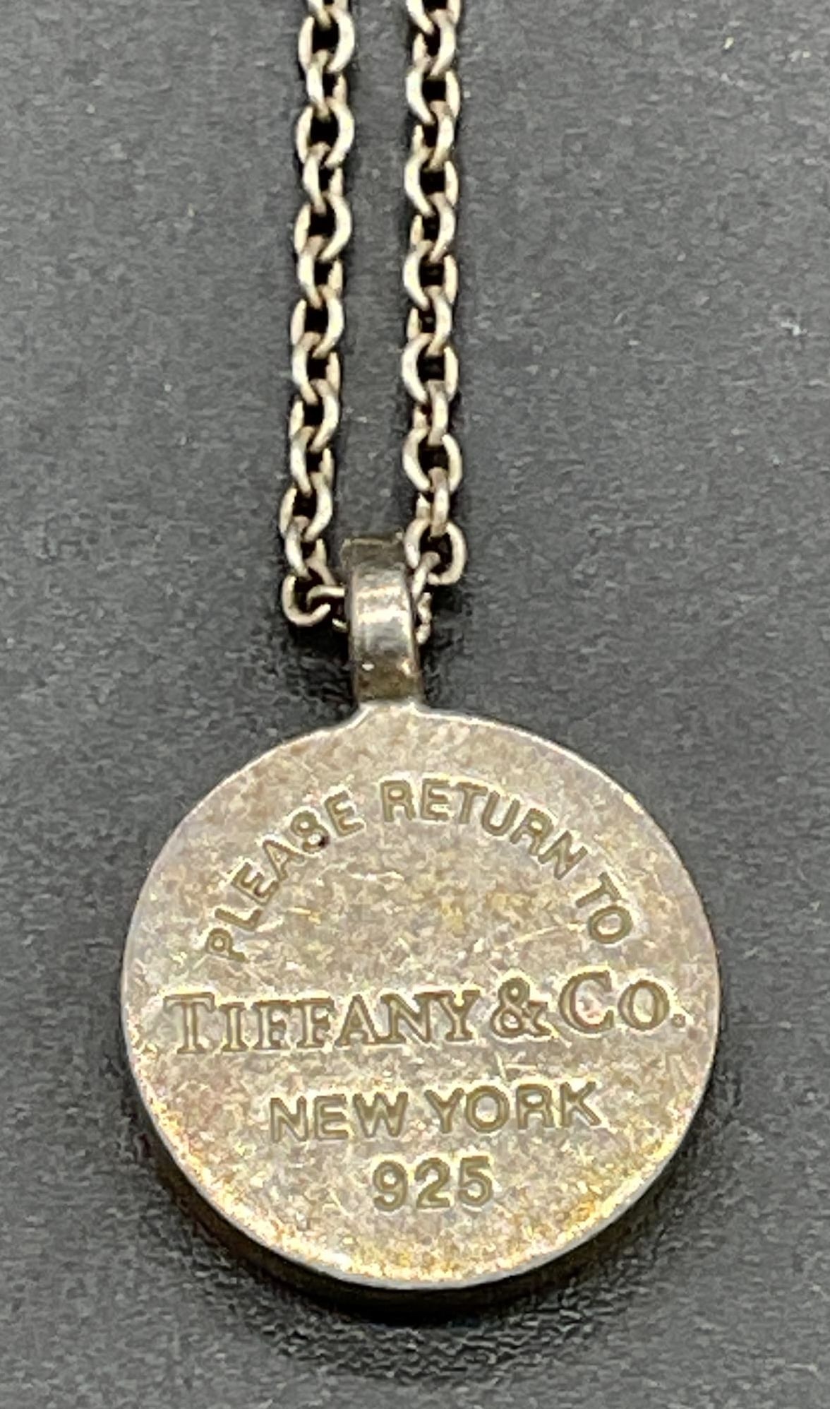 Tiffany & Co Sterling Silver Classic Tag Necklace (1 of 6)