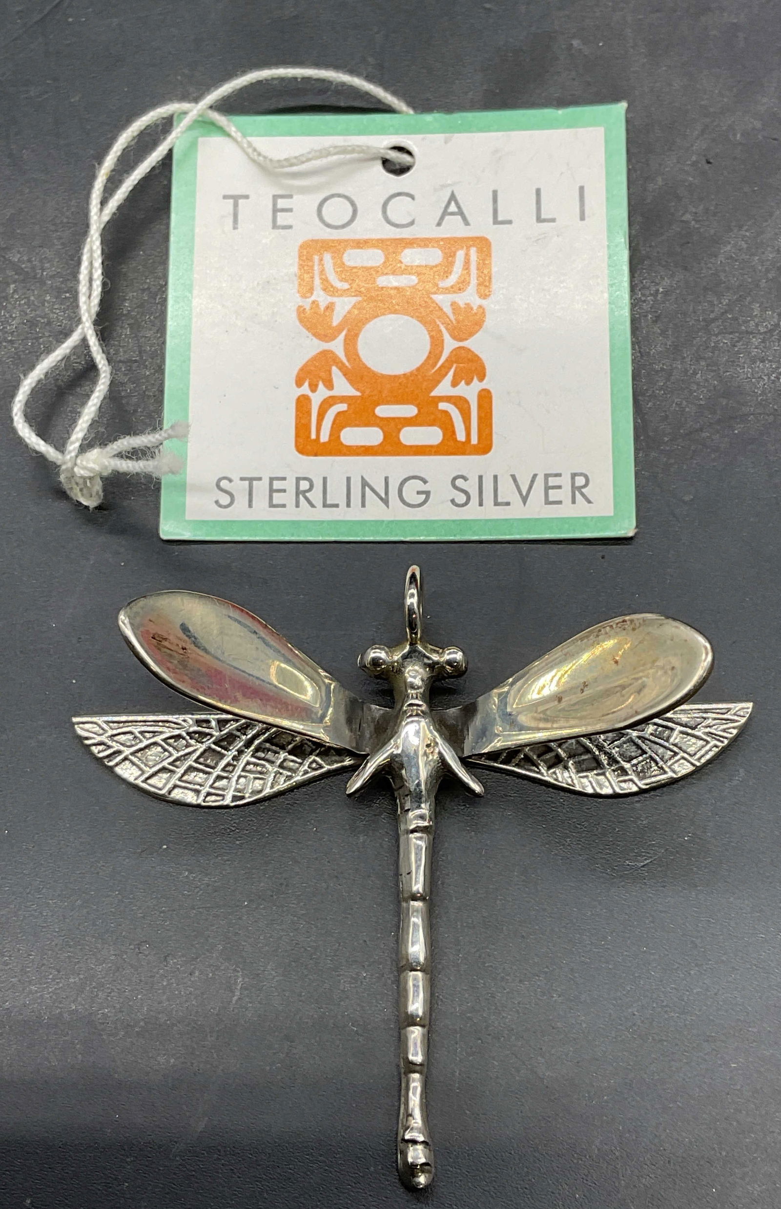Teocalli Sterling Silver Dragonfly Pendant NWT (1 of 6)