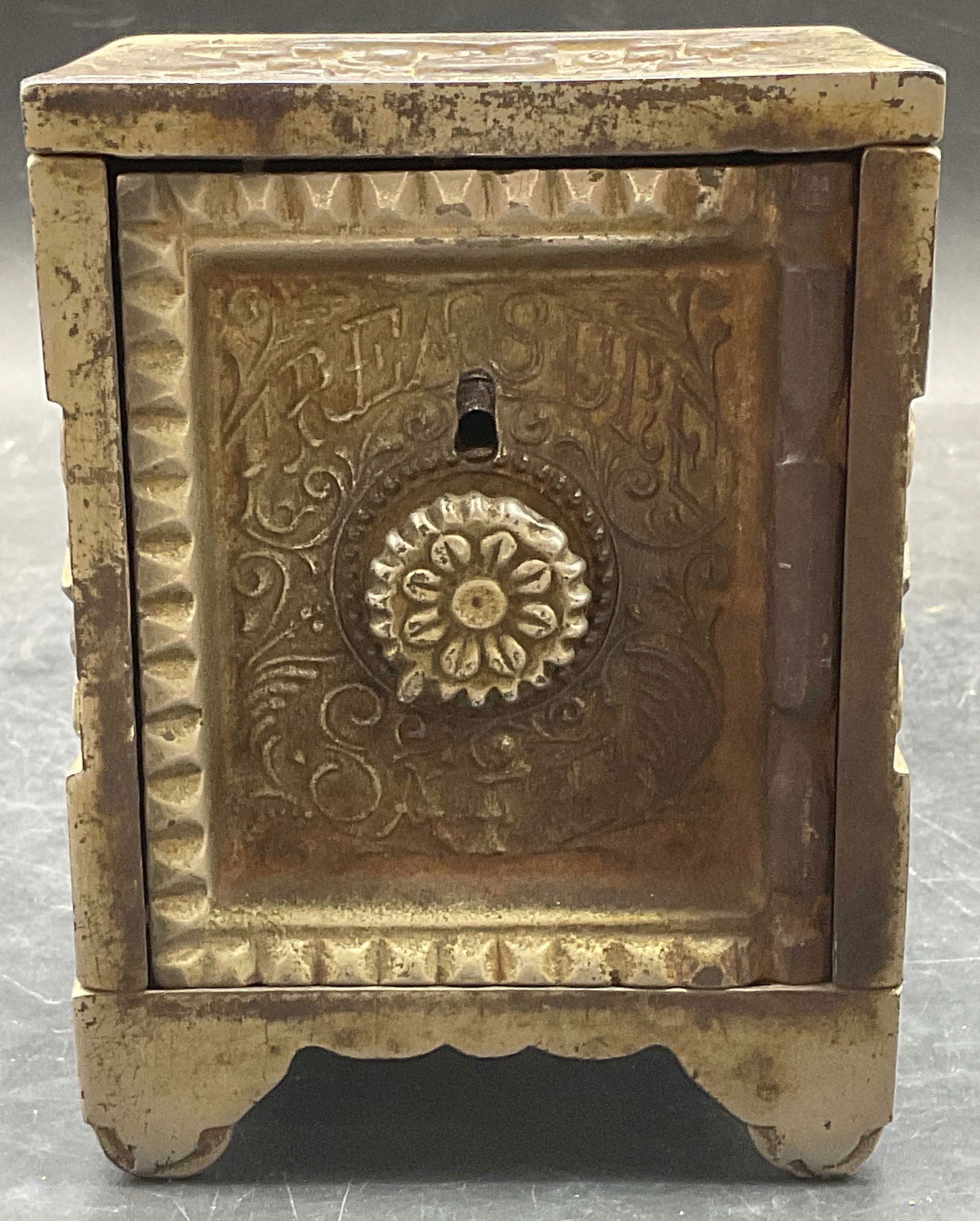 1897 J & E Stevens Co Iron Treasure Safe (1 of 6)