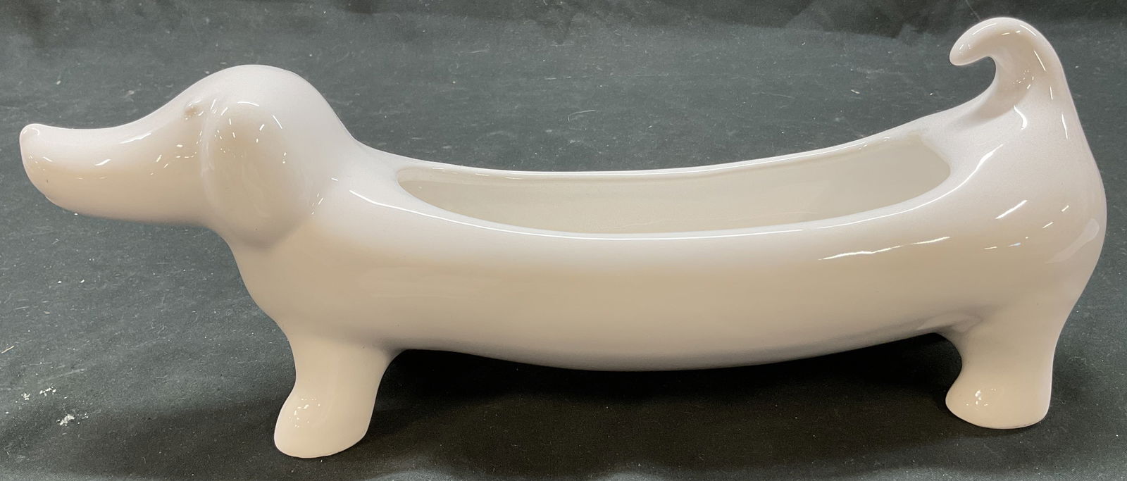 Pier1 Imports Ceramic Dachshund Planter (1 of 8)