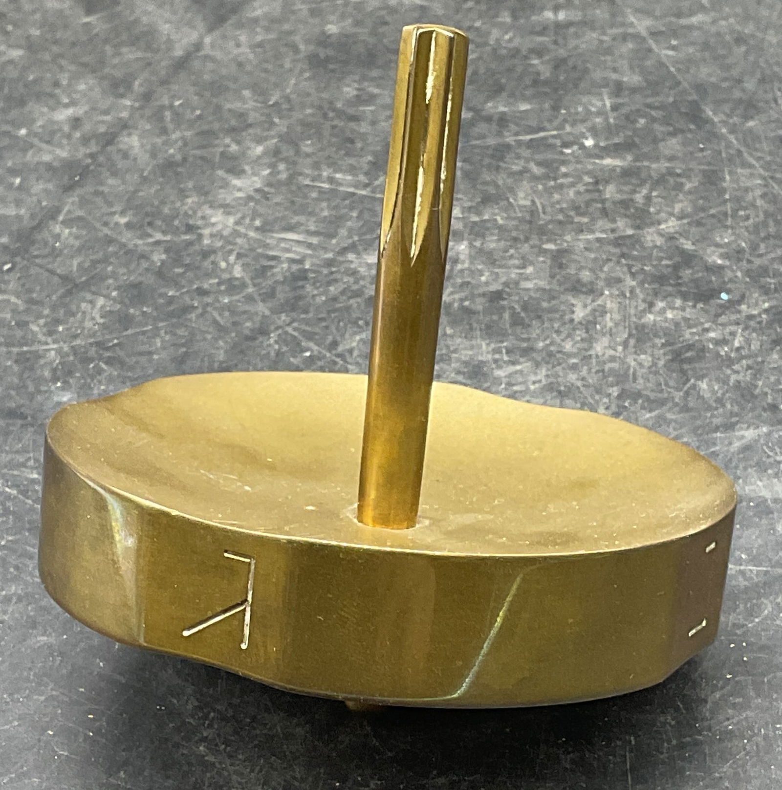 Vintage Solid Brass Dreidel (1 of 6)