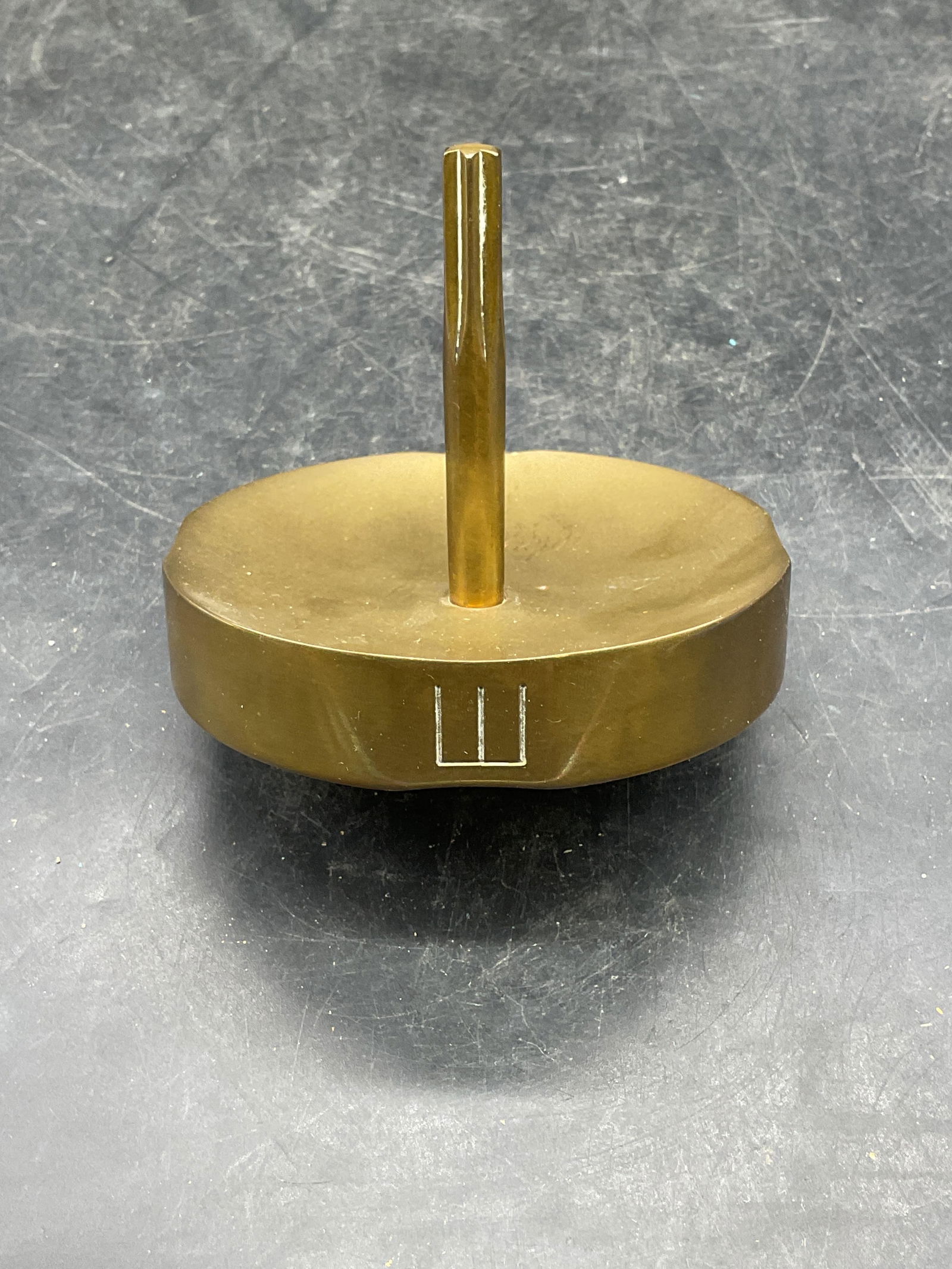 Vintage Solid Brass Dreidel - 3