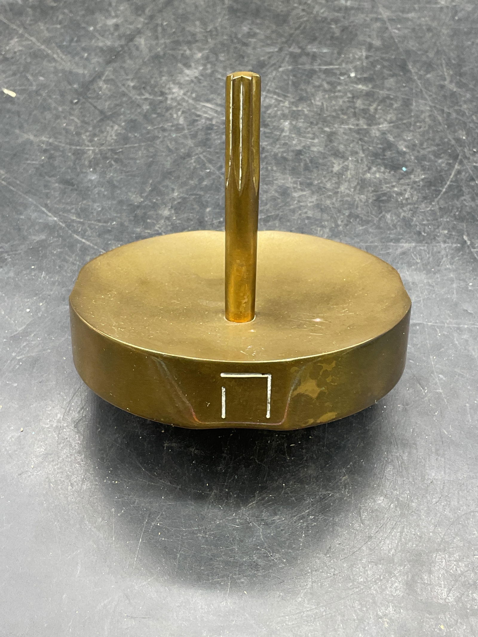 Vintage Solid Brass Dreidel - 4