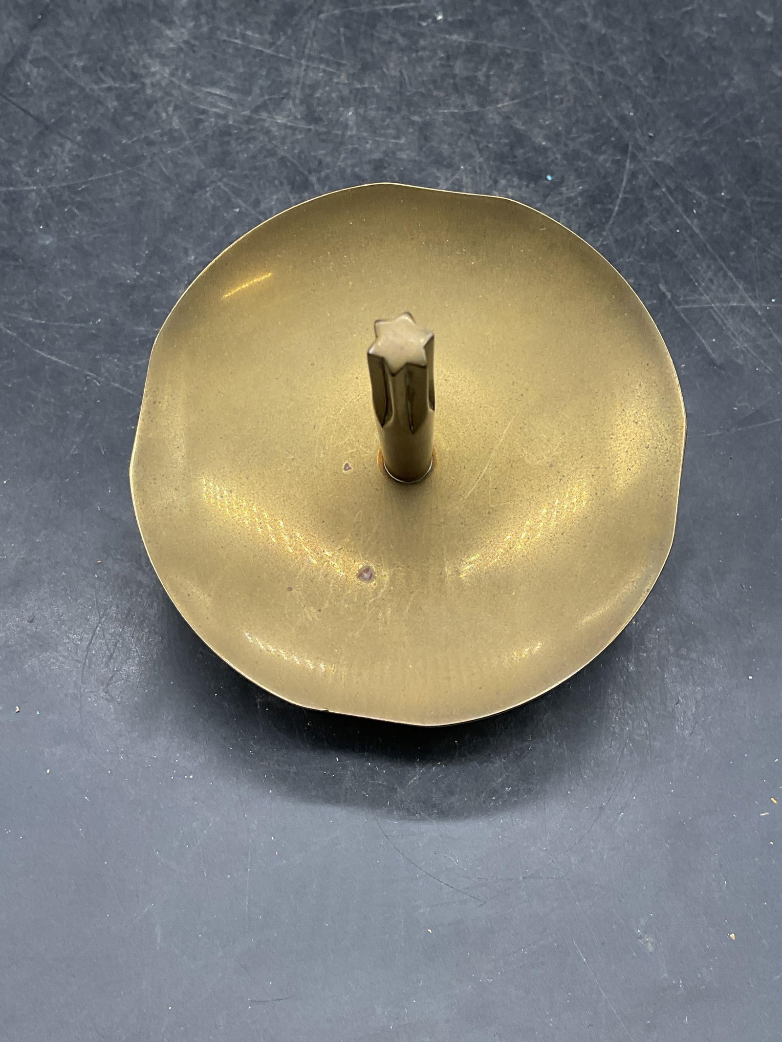 Vintage Solid Brass Dreidel - 5