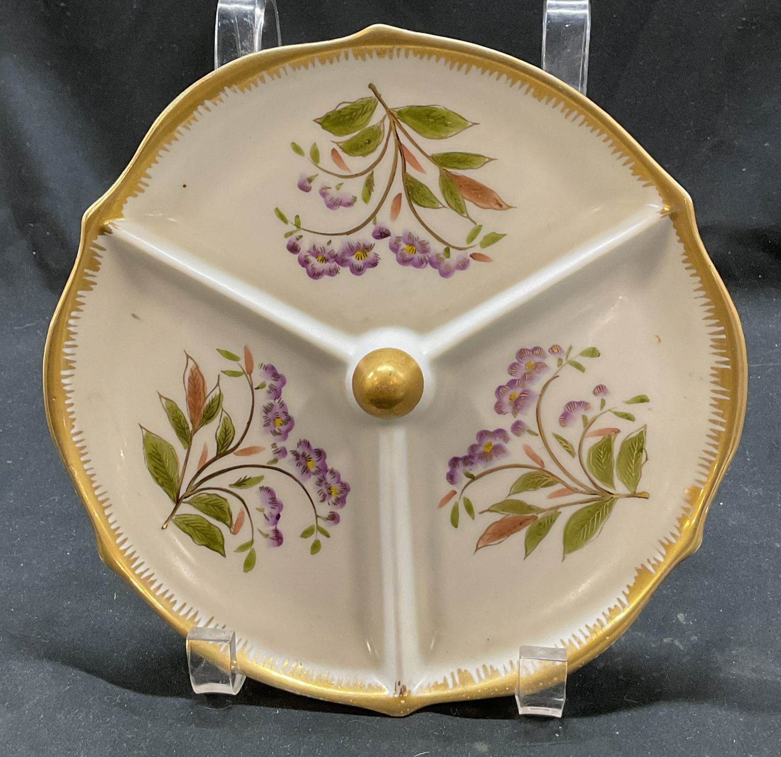 Vintage Porcelain Gilt Serving Dish (1 of 7)
