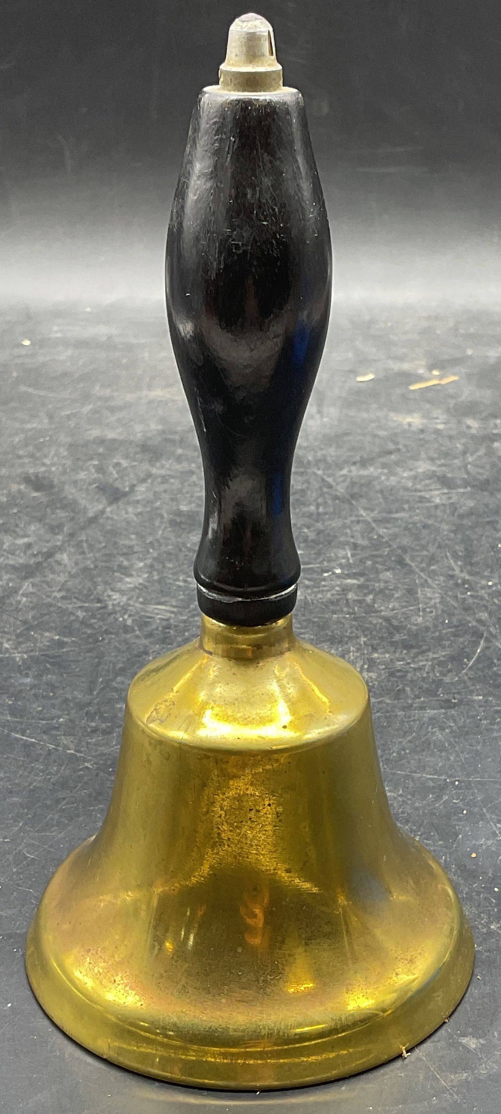 Vintage Brass & Wood Handle Bell (1 of 6)
