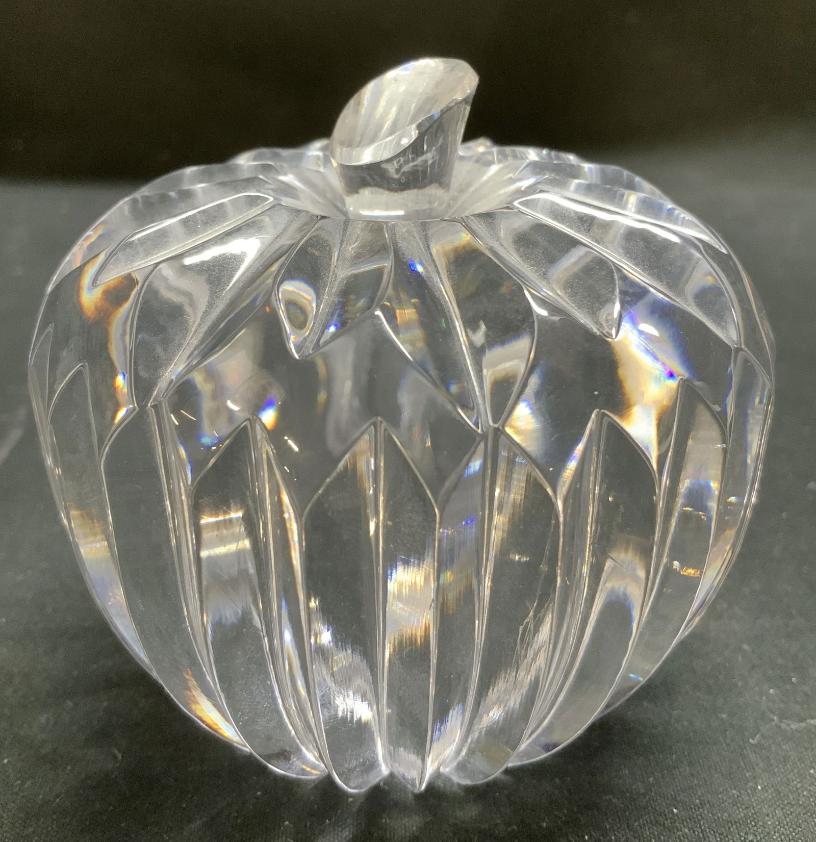 Waterford Clear Crystal Apple Paperweight (1 of 6)
