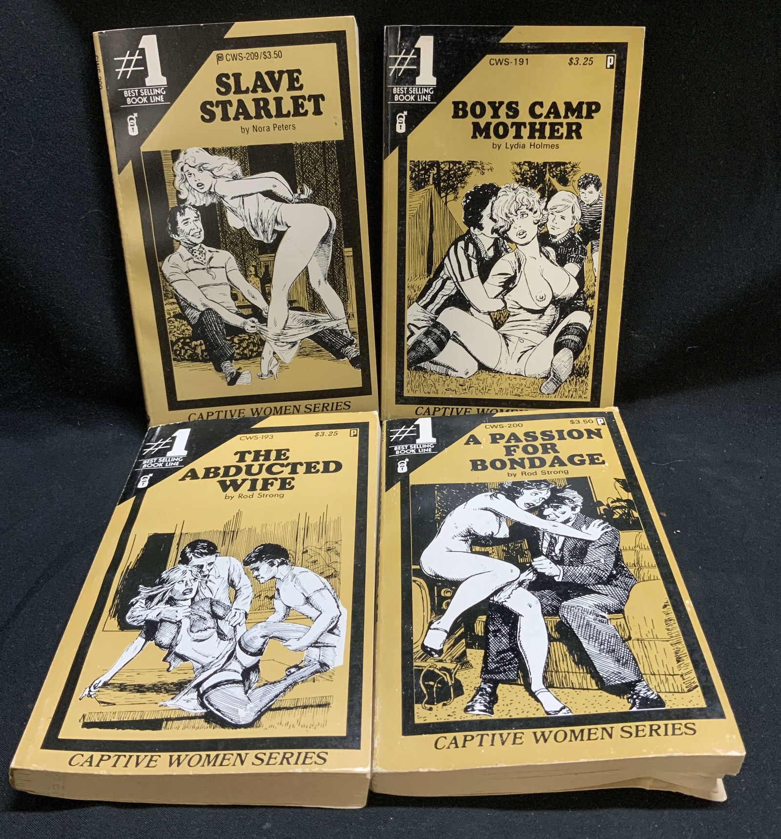 Lot4 Captive Women Series Erotica Bks 1980s STRONG (1 of 6)