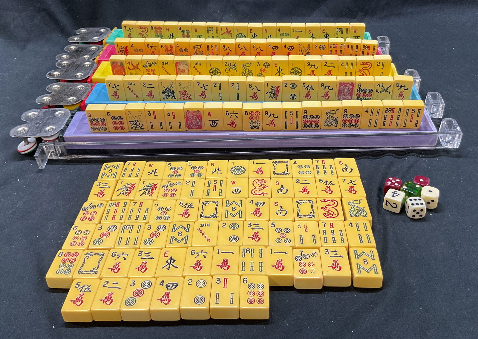 Vintage Mahjong Game Pieces (1 of 13)
