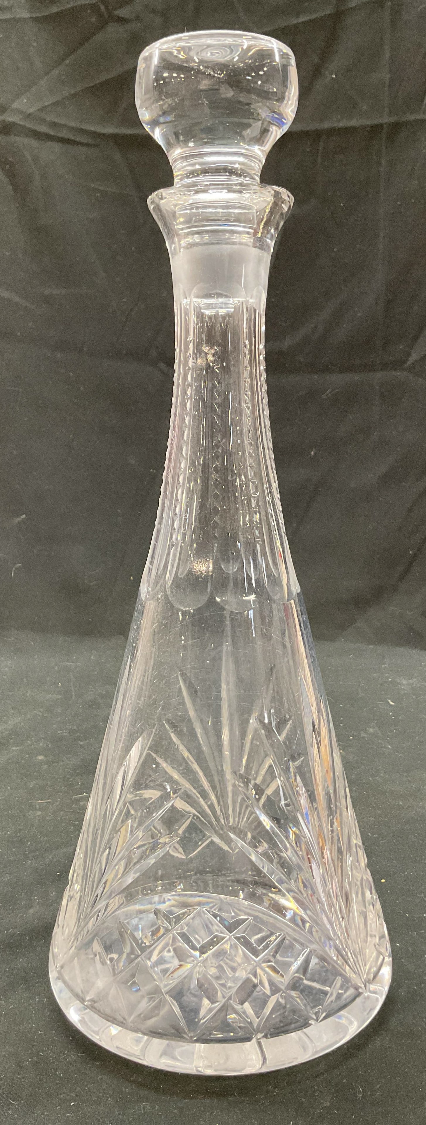 Vintage Cut Glass Decanter With Stopper (1 of 9)