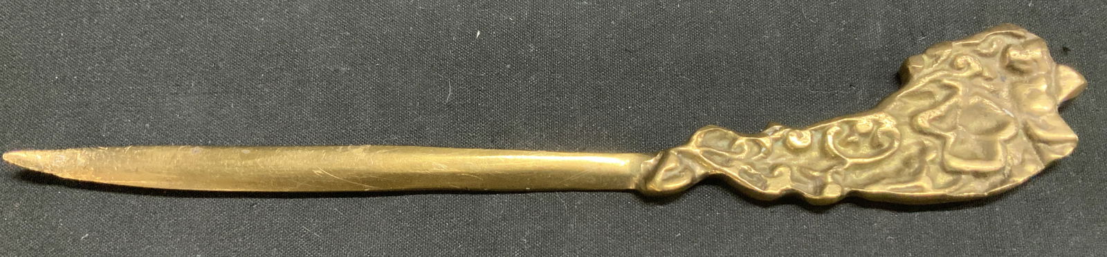 Art Nouveau Style Ornate Brass Letter Opener (1 of 6)