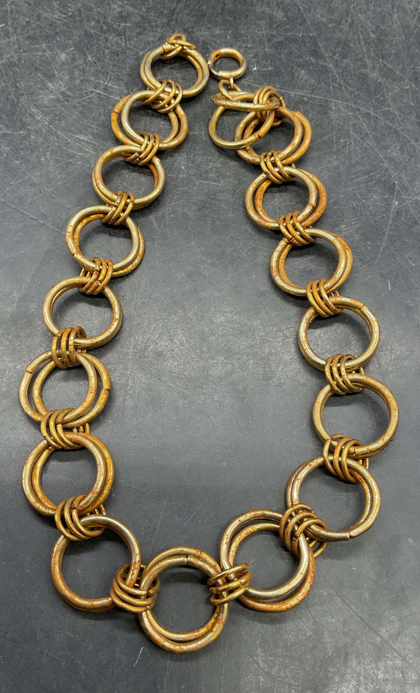 Vintage Gold Tone Chain Necklace (1 of 6)