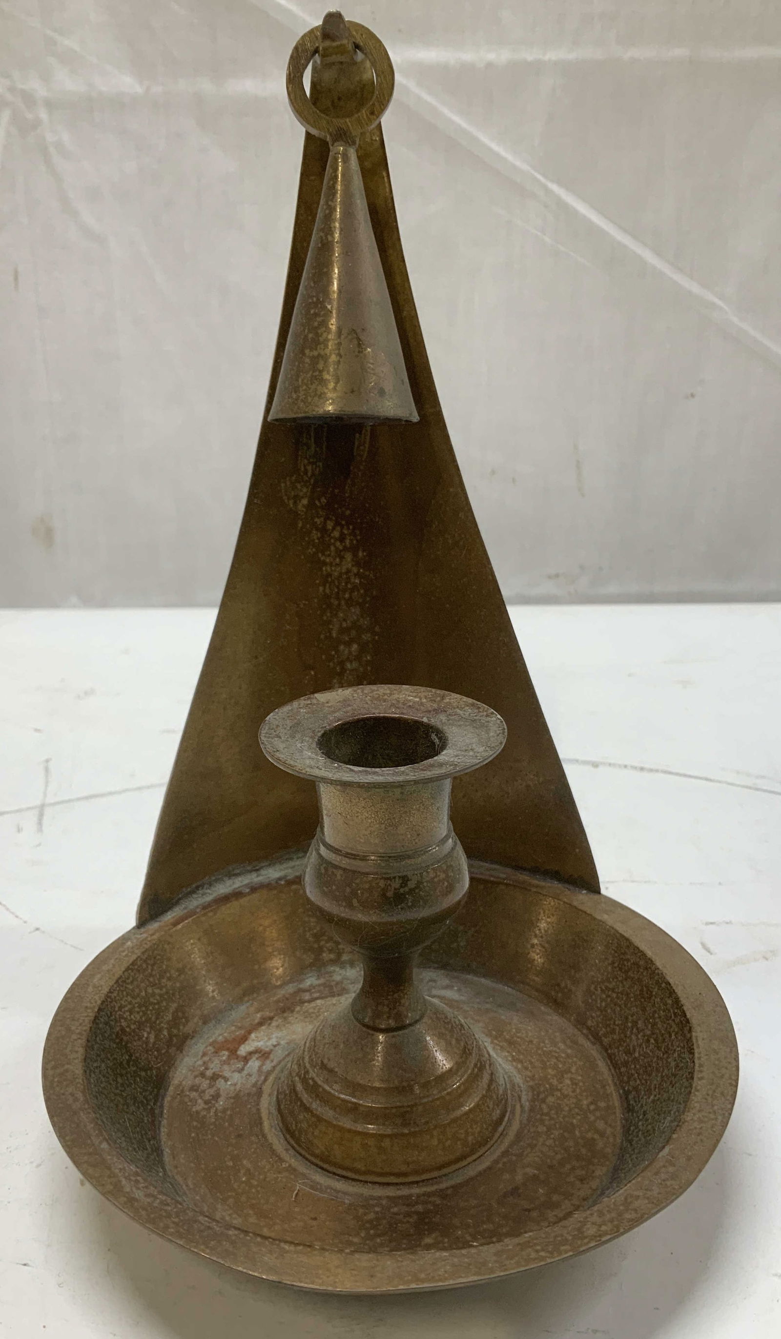 Christopher Dresser Style Brass Chamberstick INDIA (1 of 6)