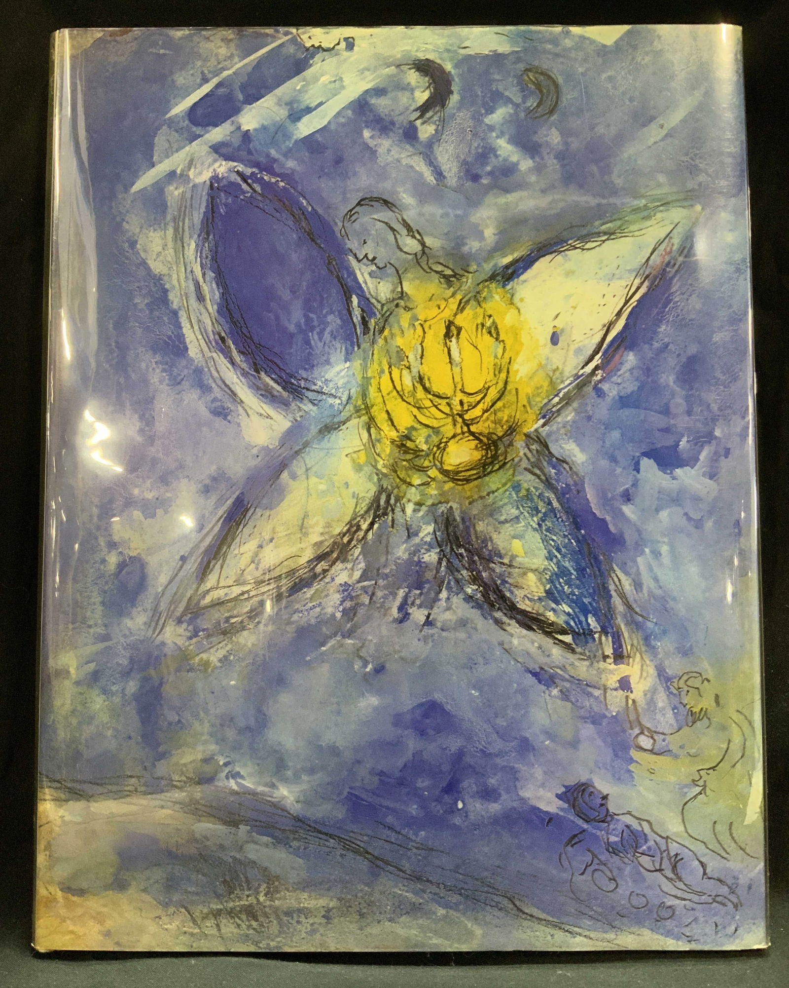 1973 The Biblical Message Painting Book CHAGALL: The Biblical Message by Marc Chagall. Preface by Jean Chatelaine. Director of the National Museums of France. Tudor Publishing Company. Copyright 1973. Printed in France. Comes with slip on cover. Pro