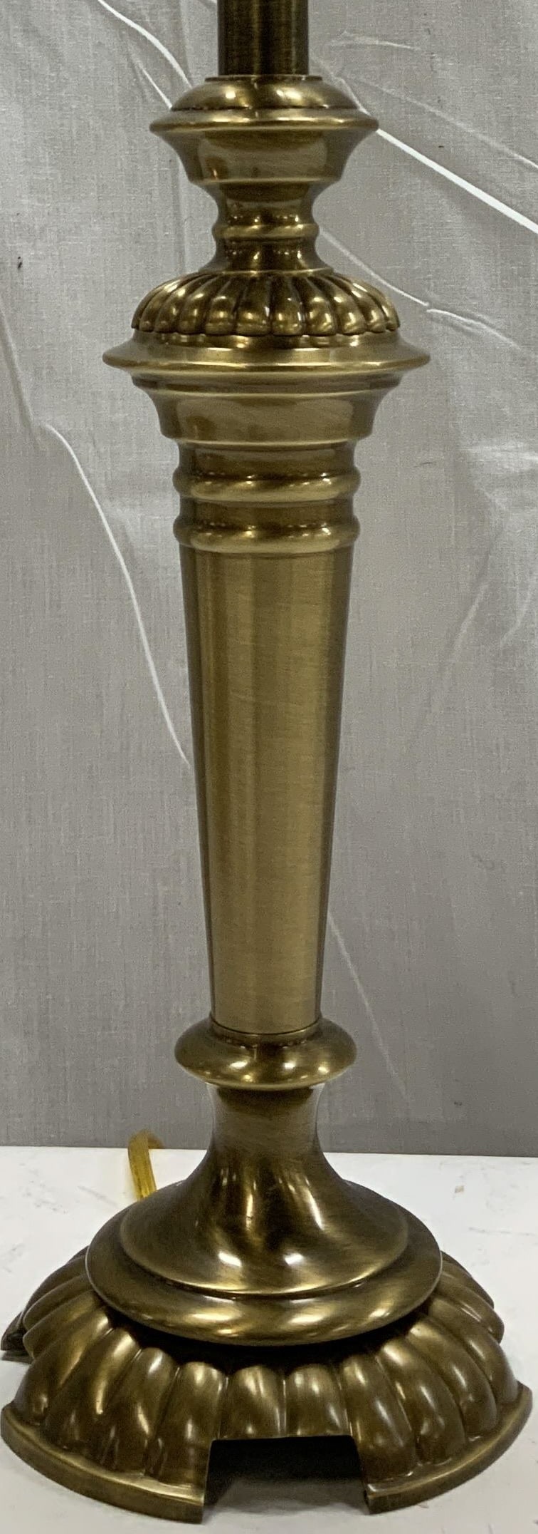 Vntg Stiffel Style Brass Table Lamp 28in (1 of 7)