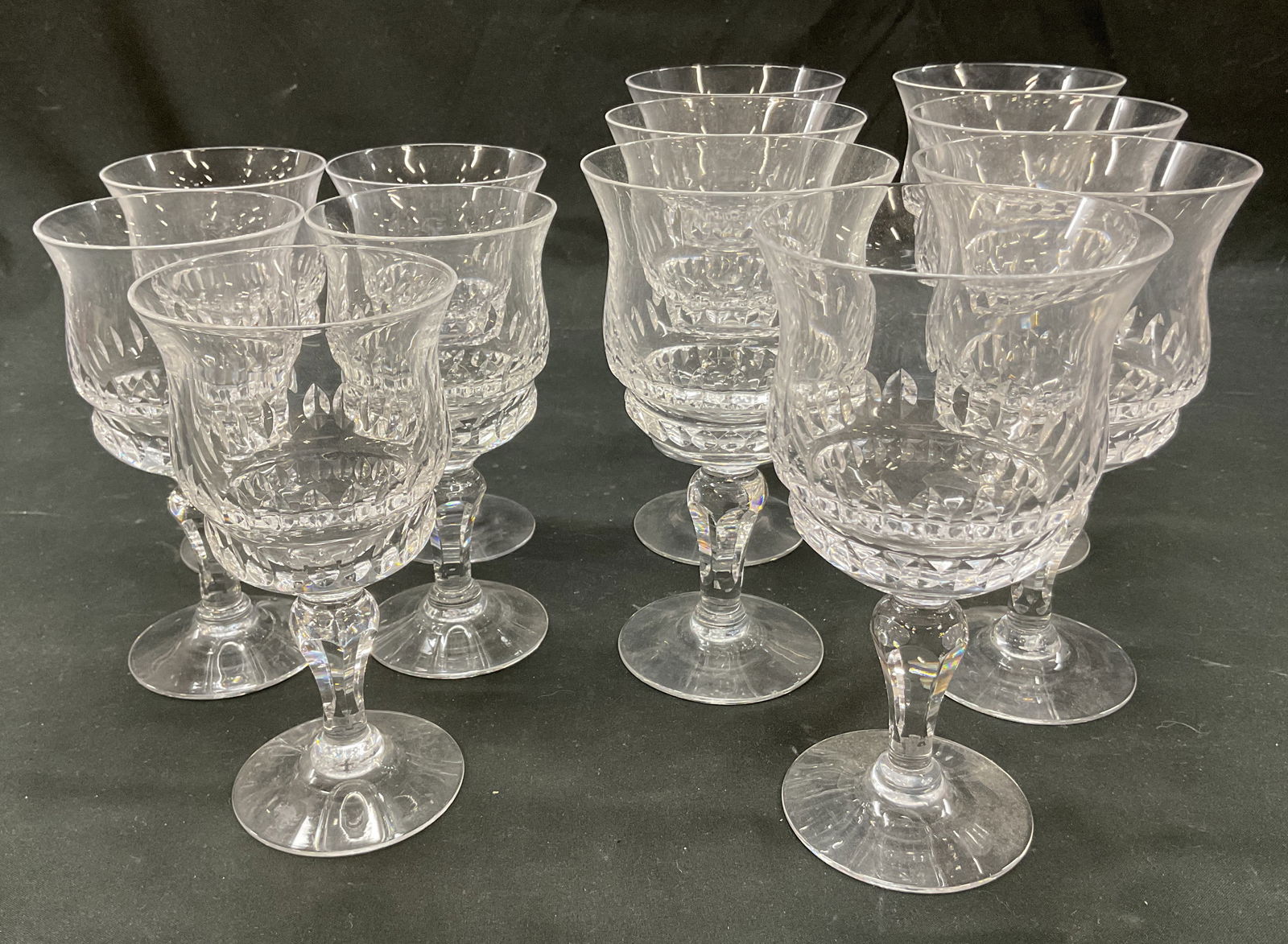 Set 12 Vintage Cut Crystal Stemware (1 of 7)