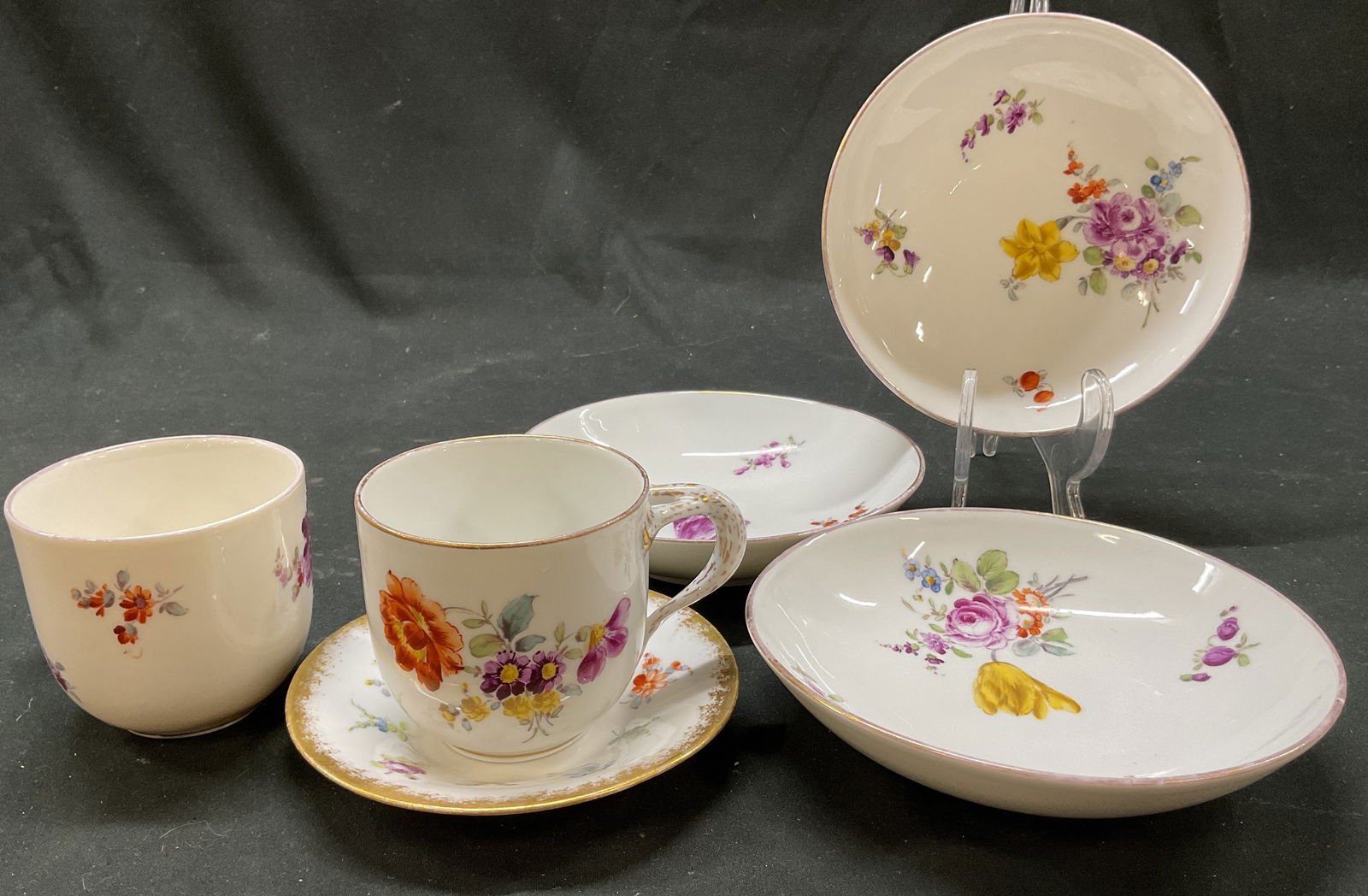 Lot 6 SGND Meissen Porcelain Tableware (1 of 10)