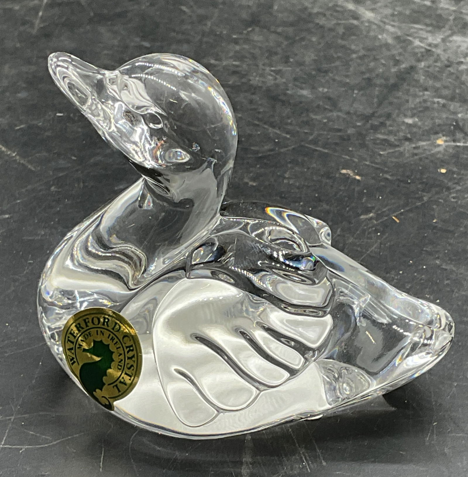Waterford Crystal Cygnet Duck Figurine, Ireland (1 of 6)