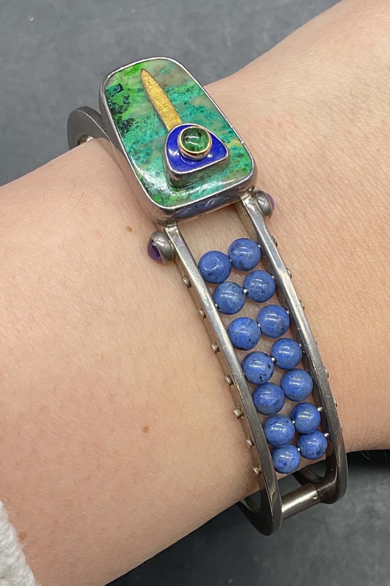 Michael Boyd Sterling Silver Semiprecious Bracelet (1 of 6)