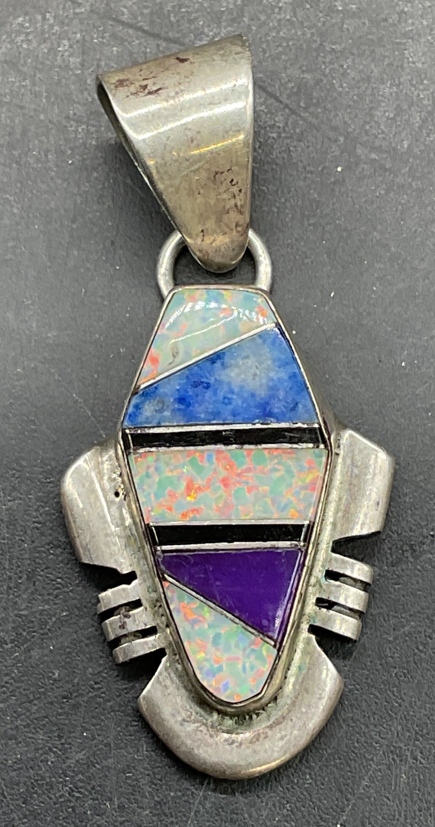 RC Navajo Sterling Silver Semiprecious Pendant (1 of 6)